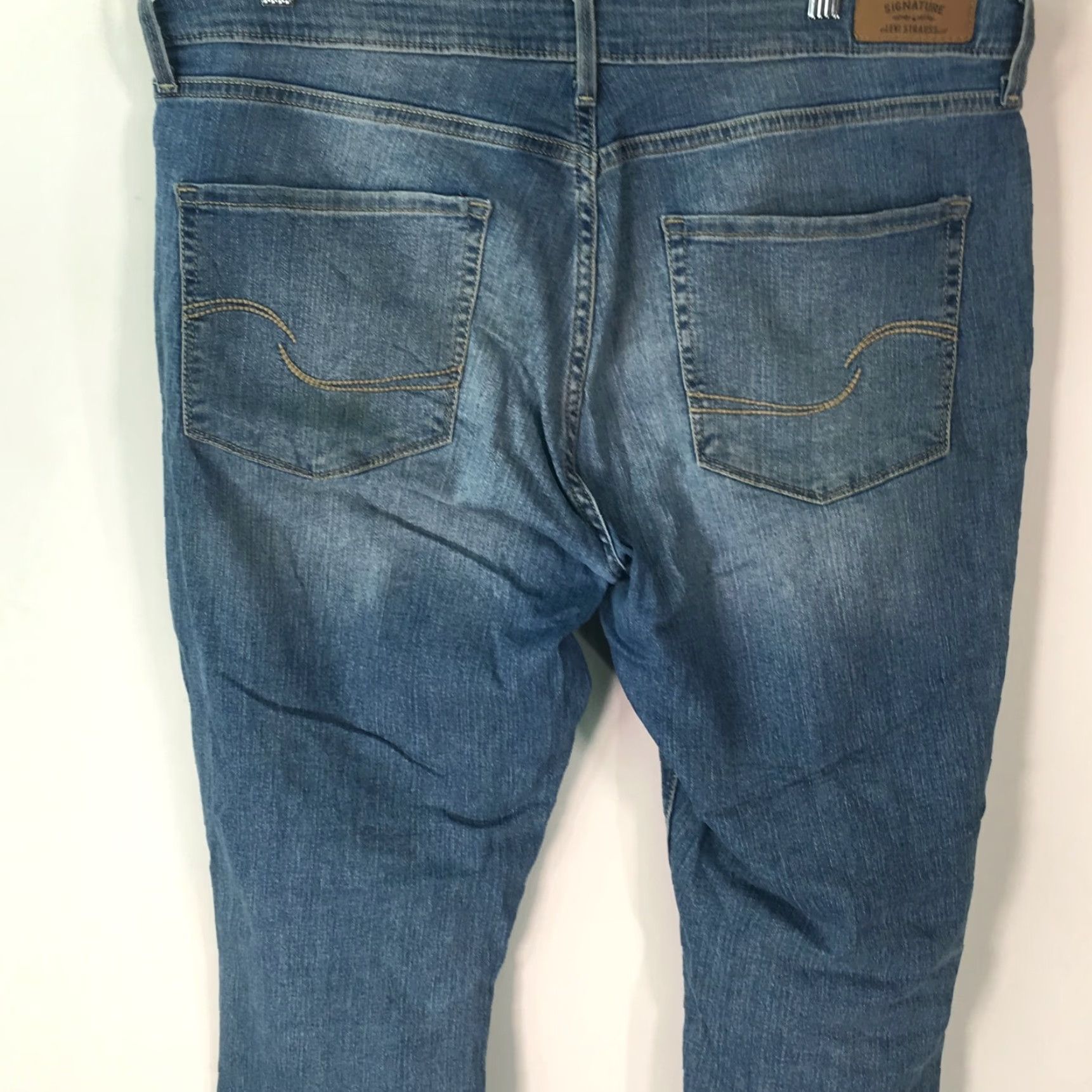 CO Signature By Levi Strauss & Co Womens Modern Skinny Blue Denim Jeans Size 33X32 Size 24" / US 00 / IT 34 - 3 Thumbnail