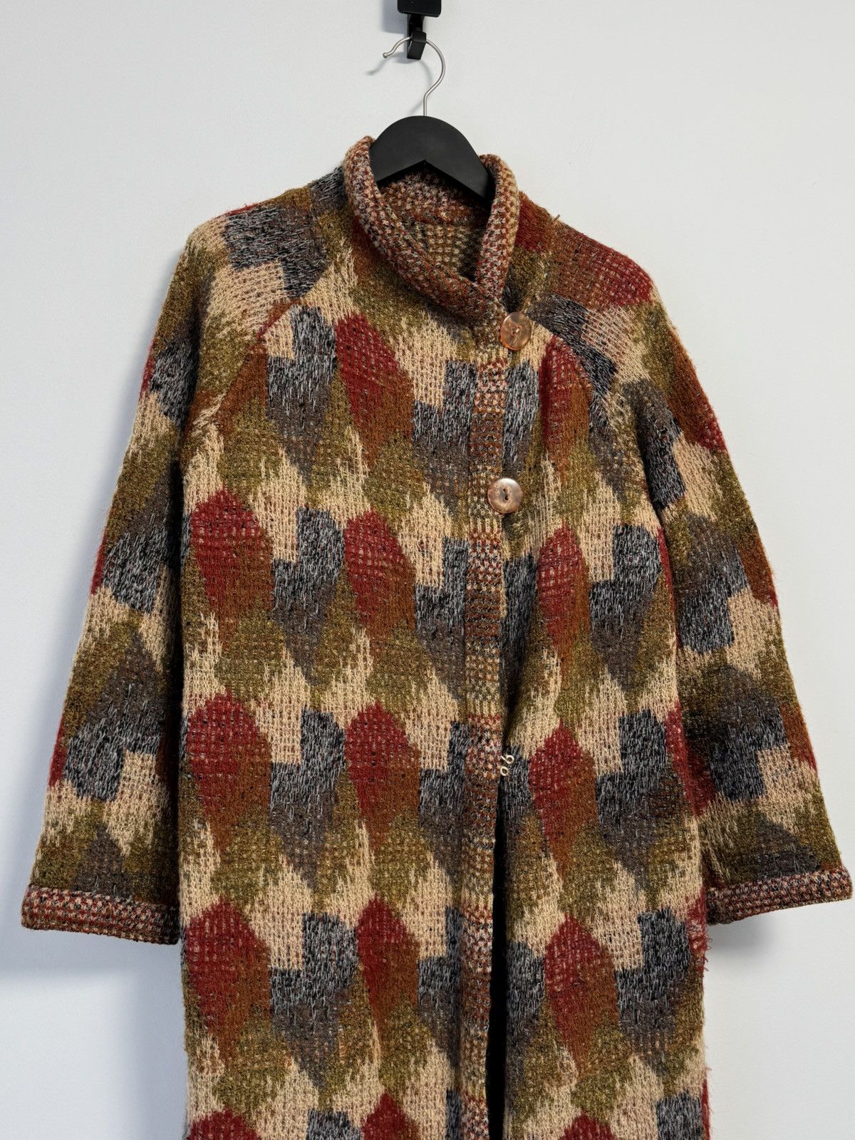 Missoni Missoni Coat Wool Multicolor Knit Luxury Designer Italy Size L / US 10 / IT 46 - 2 Thumbnail