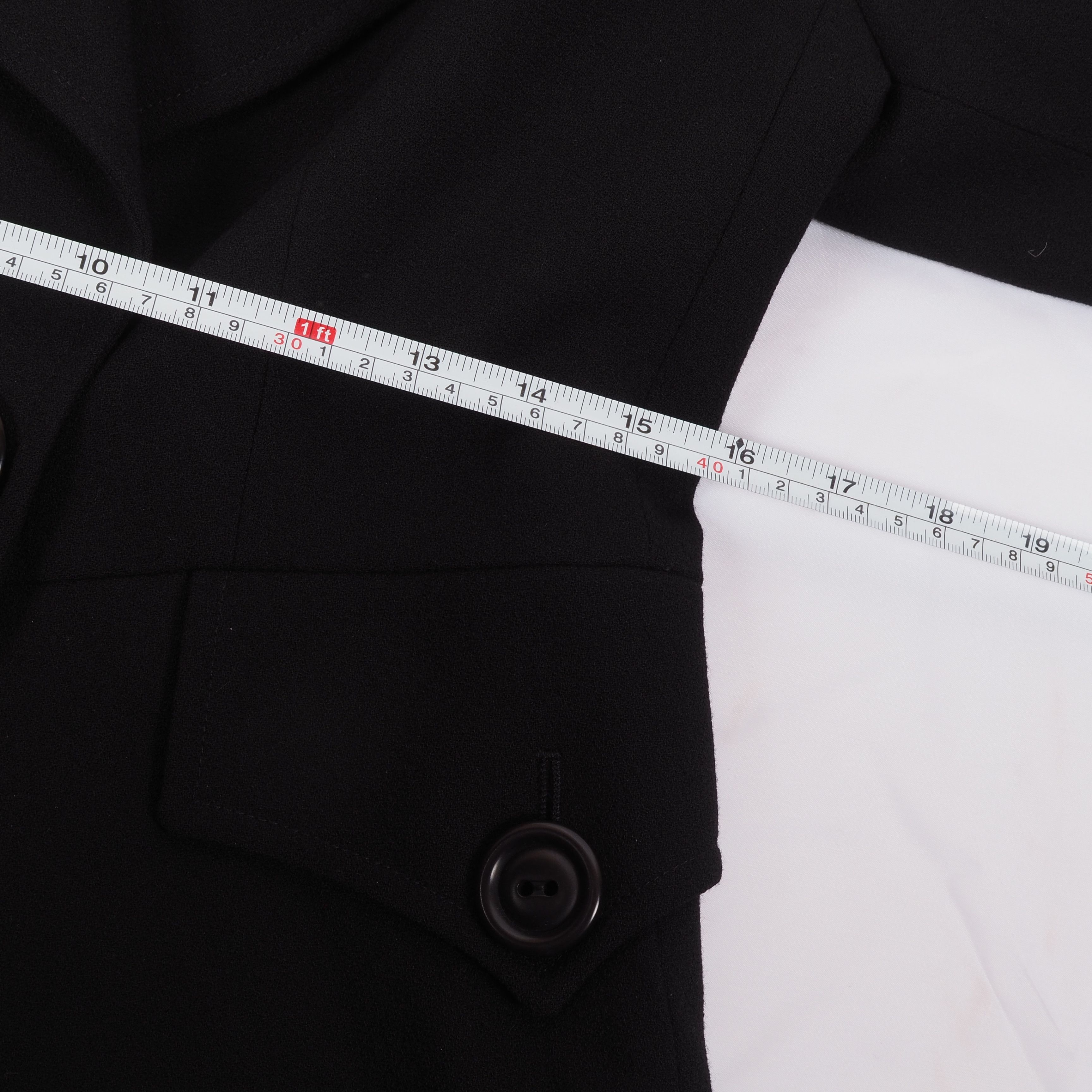Christian Lacroix × Vintage Christian Lacroix Vintage 90s Black Tailored Blazer Jacket Size M / US 6-8 / IT 42-44 - 9 Thumbnail