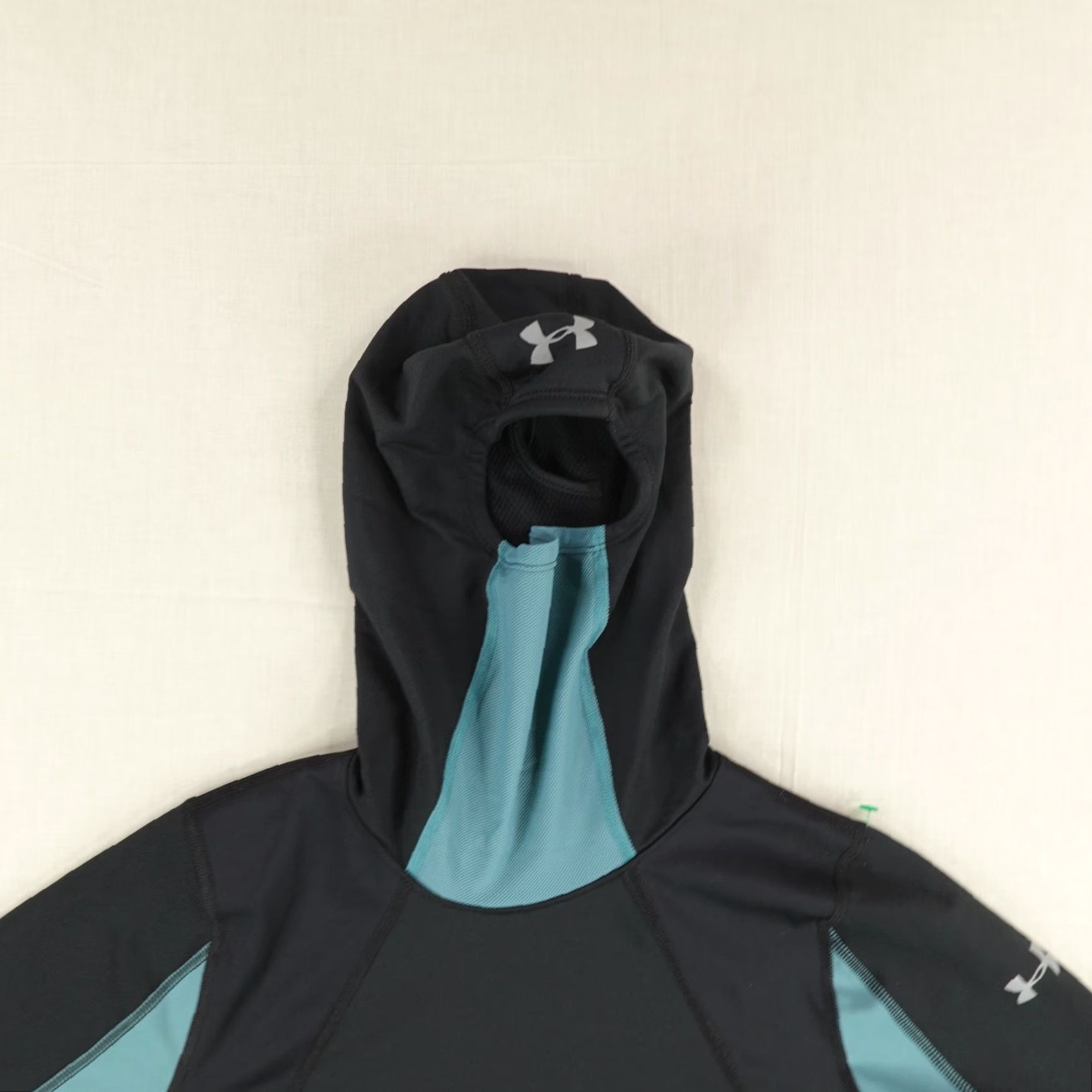 Under Armour Under Armour Hoodie Womens M Black Blue Coldgear Run Fitted Gator Neck Size M / US 6-8 / IT 42-44 - 2 Thumbnail