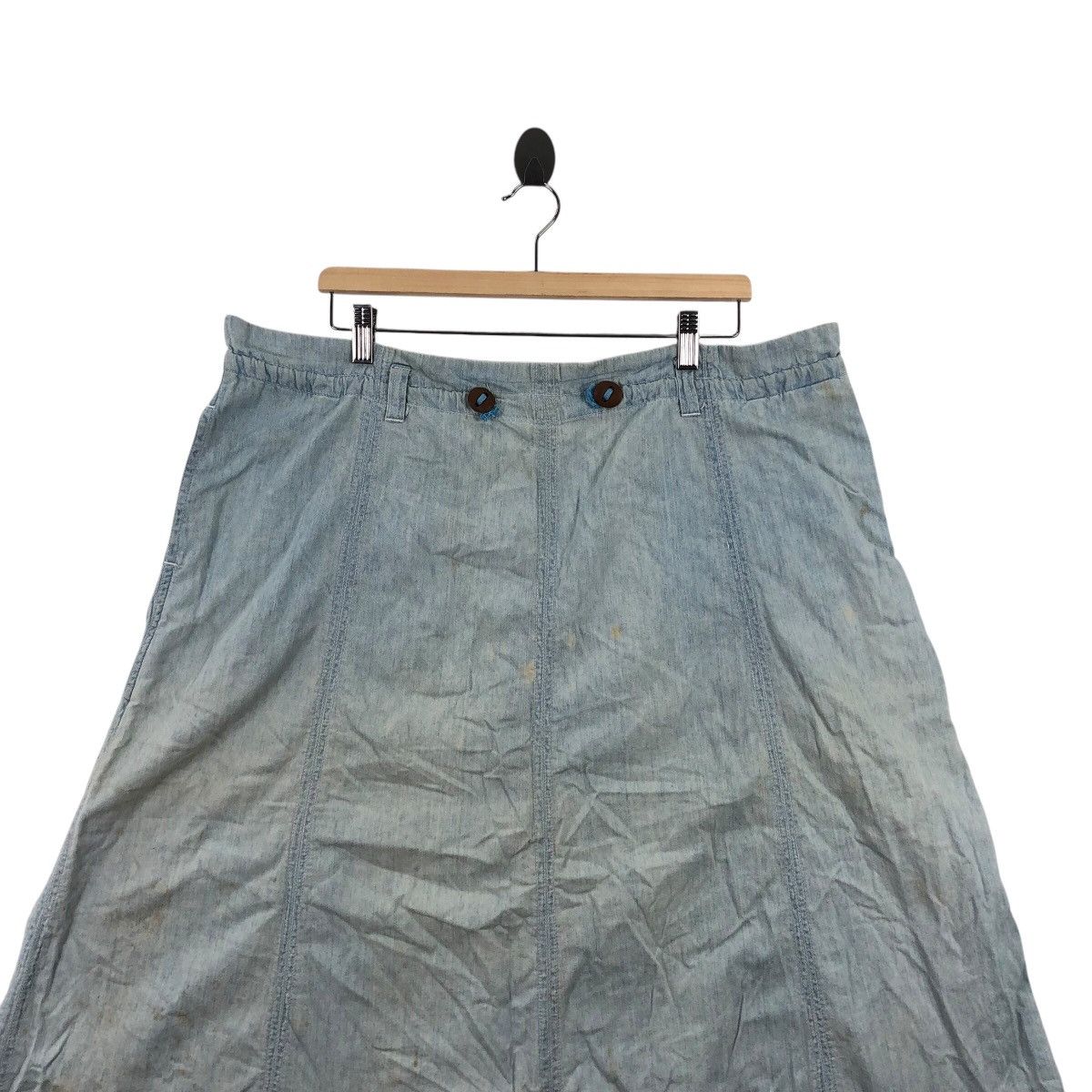 Hysteric Glamour Nobuhiko Kitamura HYSTERIC GLAMOUR Punk Big Size Midi Skirt Size 42" / US 20 - 2 Thumbnail