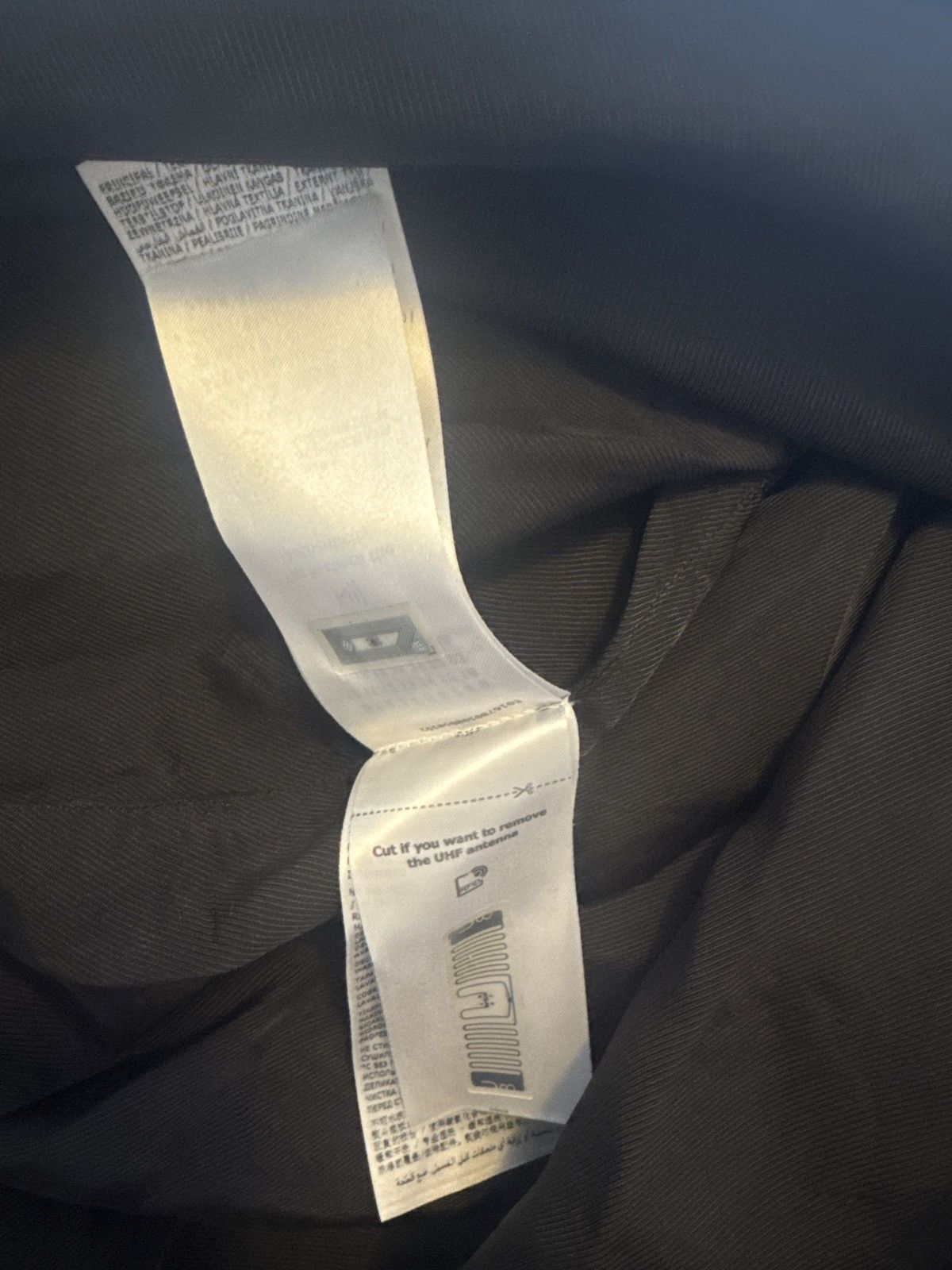 Maison Margiela Maison Margiela Oversized Black Shirt – Size 46 – New w/Tags Size US S / EU 44-46 / 1 - 9 Thumbnail