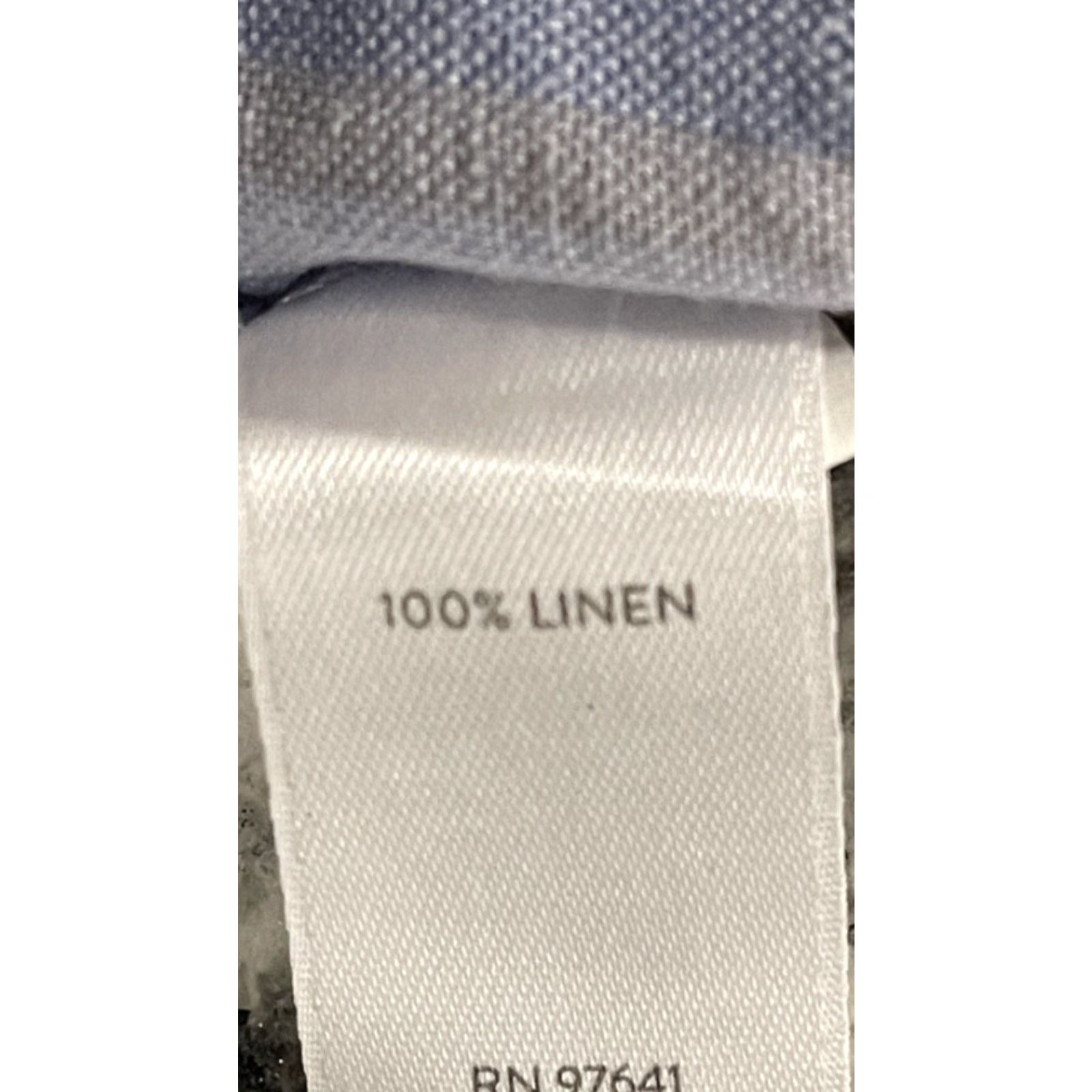 J. Jill J. Jill Love Linen Plaid Long Shift Dress Medium Pink Blue White V-Neck Long Sleeve Pockets Womens Size M / US 6-8 / IT 42-44 - 5 Thumbnail