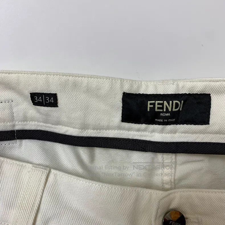 Fendi Fendi Pure White Long Pants Size US 34 / EU 50 - 3 Thumbnail