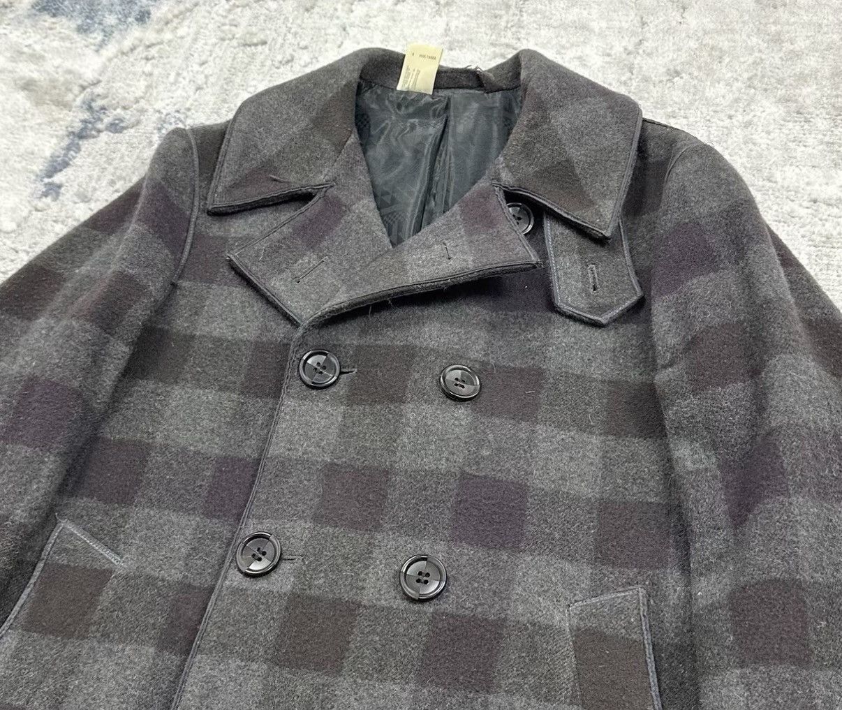 N.Hoolywood N.Hoolywood 12AW Heavyweight Wool Double-Breasted Coat J16 Size US XS / EU 42 / 0 - 2 Thumbnail