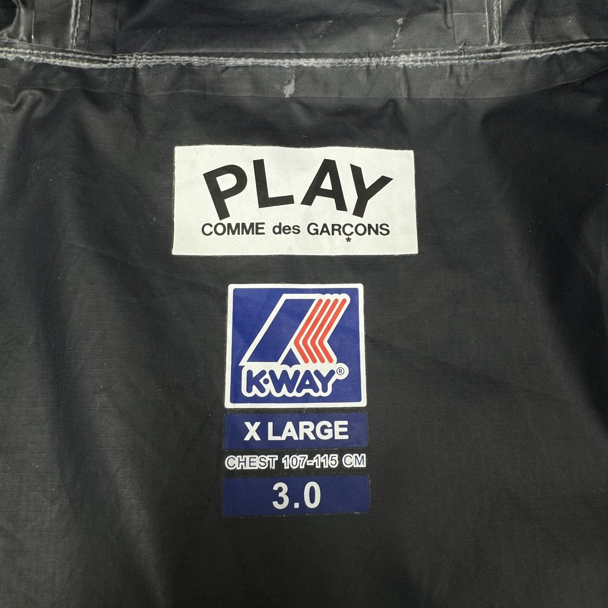 Comme des Garcons 🔥CDG PLAY X KWAY HOODIE WINDBREAKER JACKET Size US XL / EU 56 / 4 - 14 Thumbnail