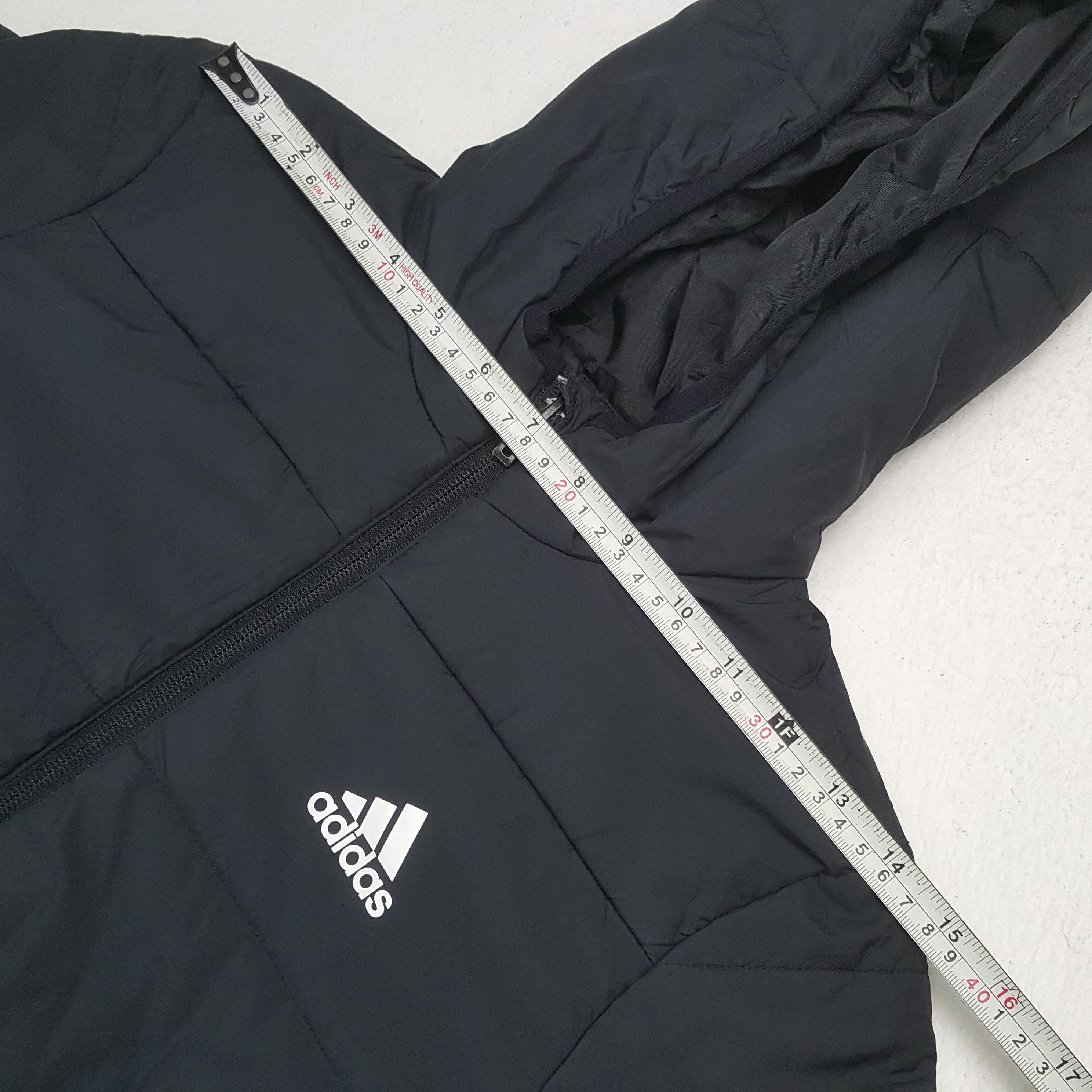Adidas × Vintage Vintage ADIDAS Sportswear Puffer Hoodies C289N7 Size US XS / EU 42 / 0 - 5 Thumbnail
