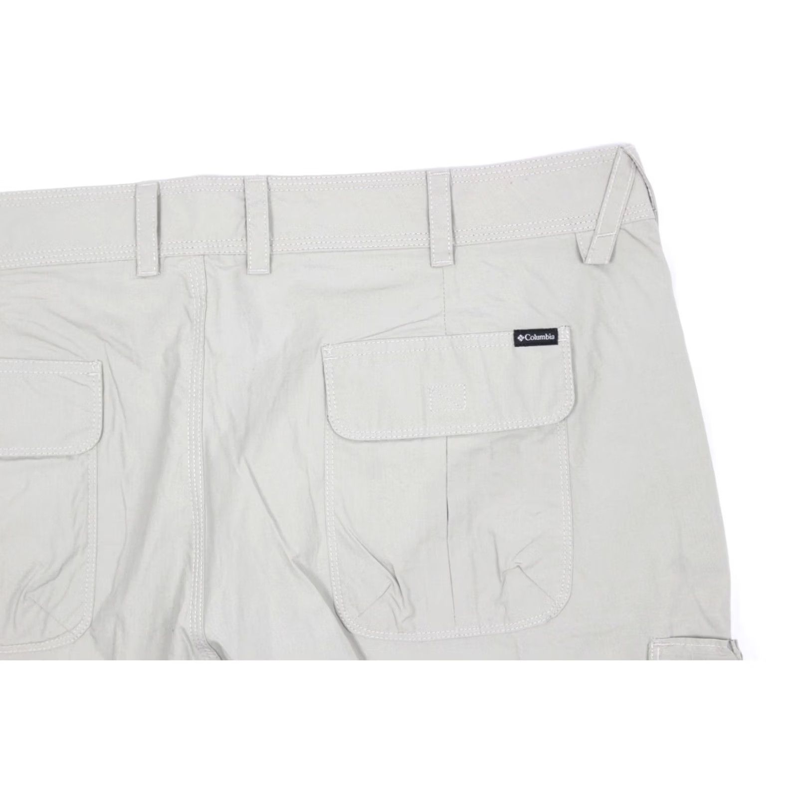 Vintage Columbia Men's Landroamer Cargo Shorts 40 x 7" Inseam Gray AM2878 027 Size US 40 / EU 56 - 3 Thumbnail