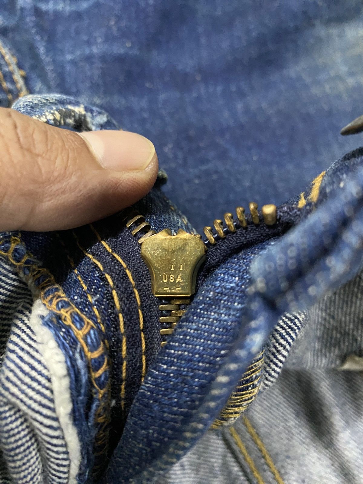 Big John × Vintage Made in U.S.A Vintage Big John Selvedge Jeans @246 Size US 32 / EU 48 - 10 Thumbnail