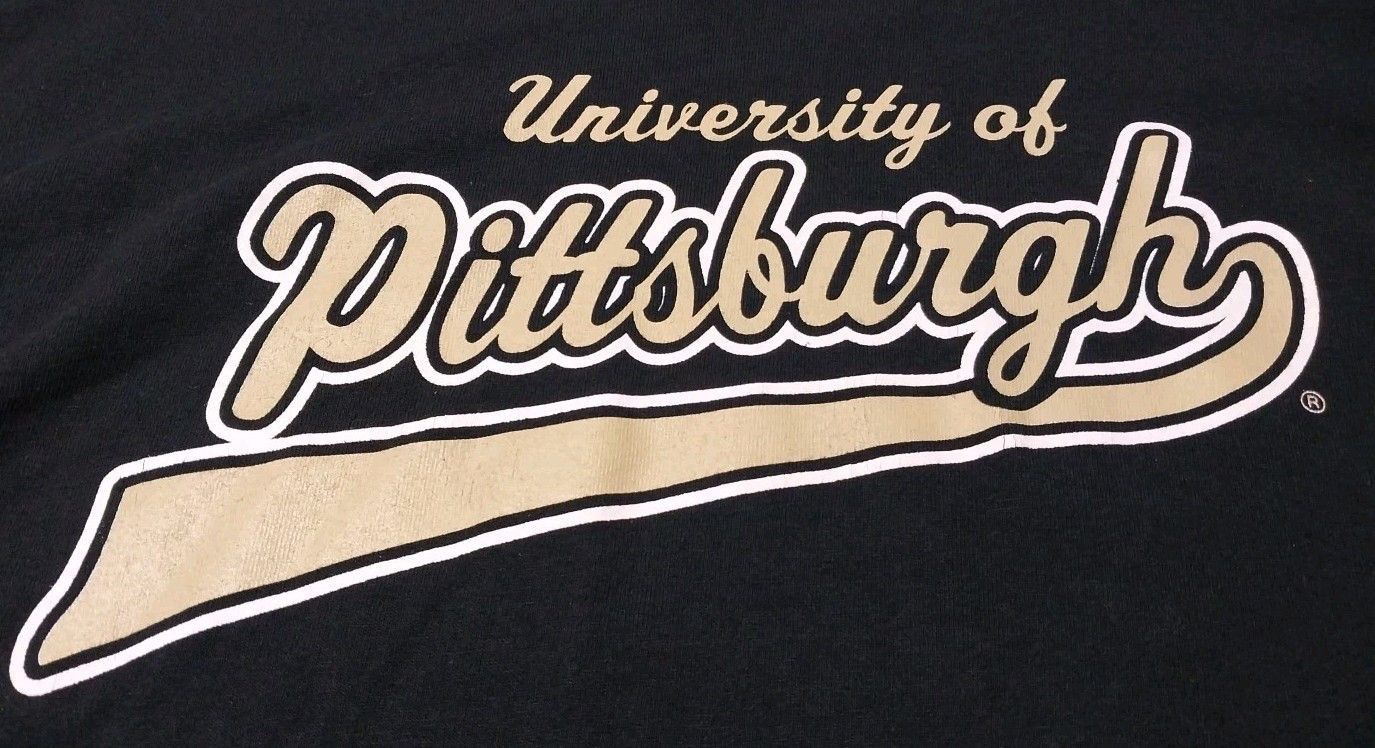 Jerzees University Of Pittsburgh School T Shirt Size XL Size US XL / EU 56 / 4 - 2 Thumbnail