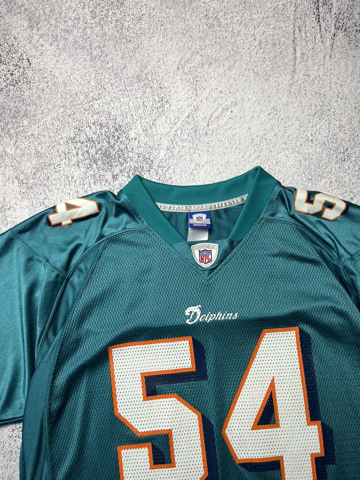 Reebok Vintage Miami Dolphins Jersey #54 Thomas NFL Football Reebok Size US L / EU 52-54 / 3 - 9 Thumbnail