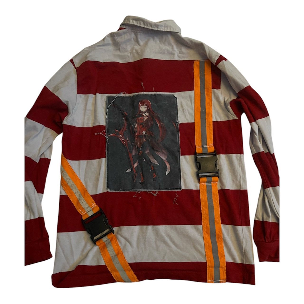 Affliction Nika Wear - Striped Polo Size US M / EU 48-50 / 2 - 2 Thumbnail