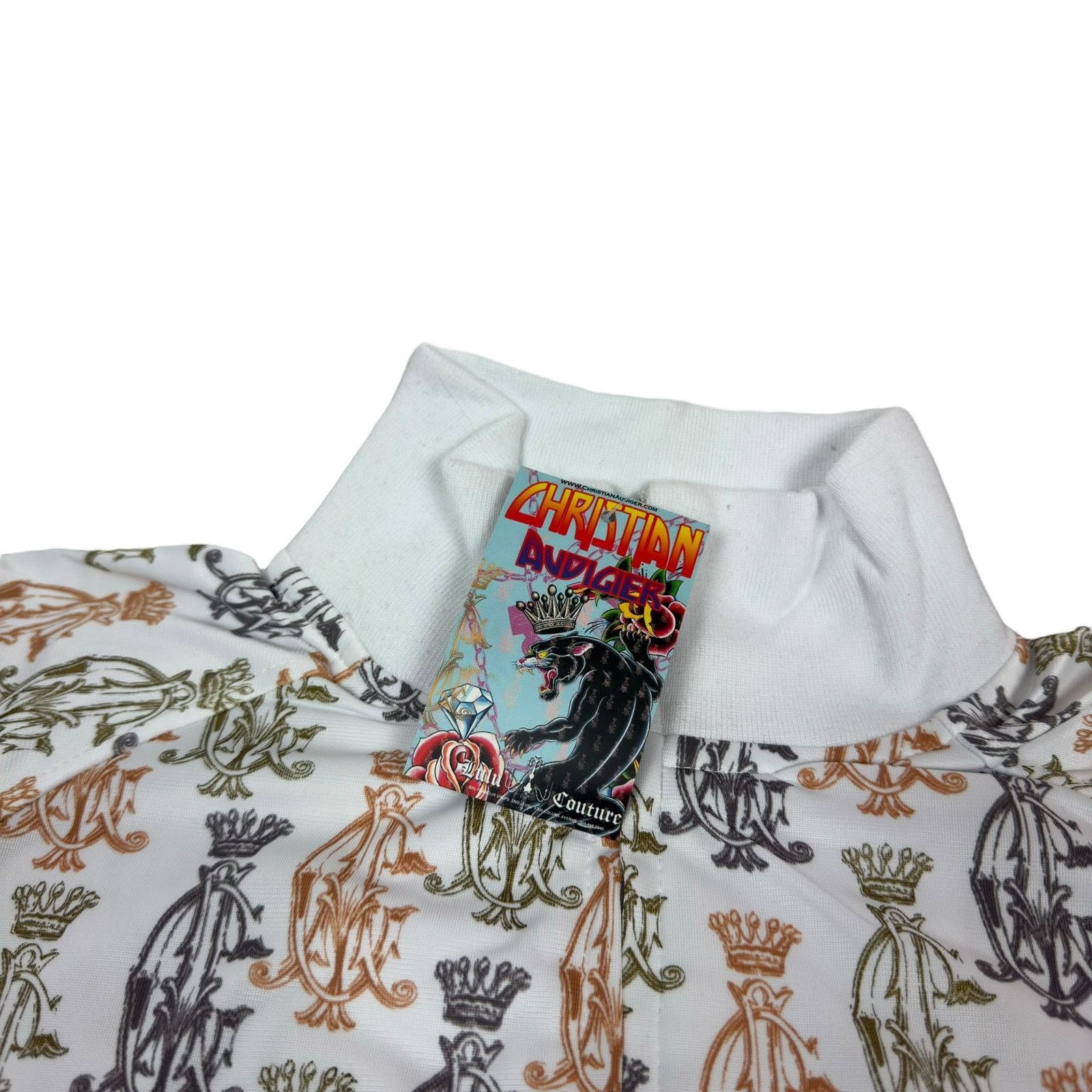 Christian Audigier Christian Audigier Men's Multicolor Cotton Full Zip Jacket L Size US L / EU 52-54 / 3 - 8 Thumbnail