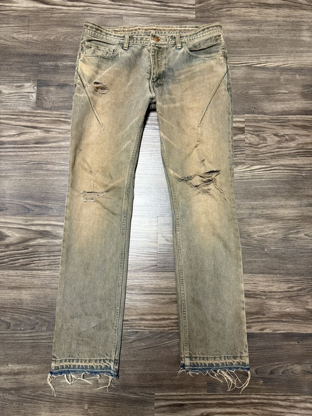 Number N Ine Mudwash Denim | Grailed