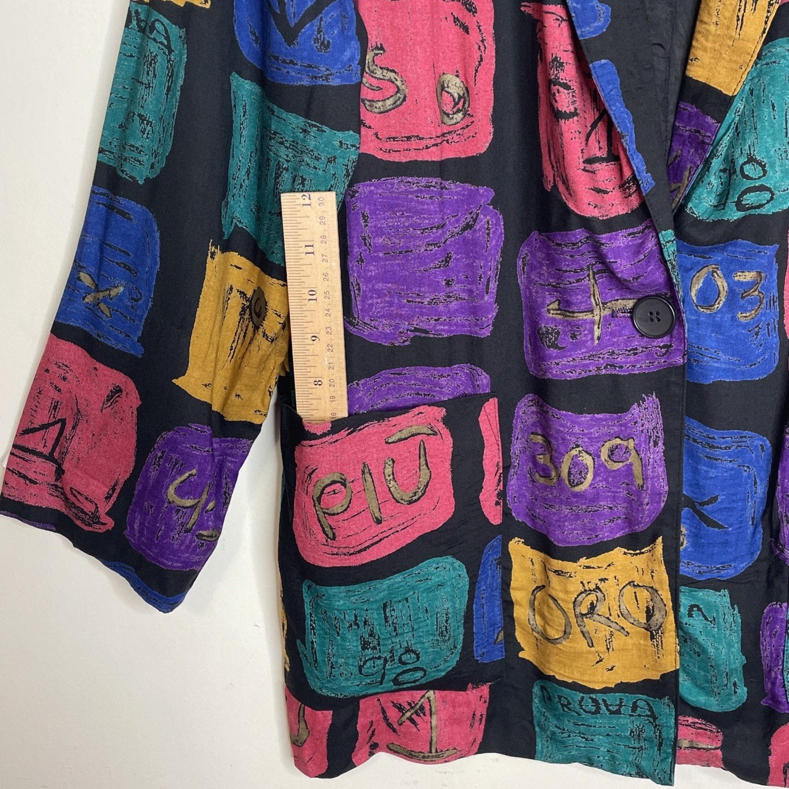 Other VTG KENSINGTON SQUARE size PM Blazer Eclectic Artsy Made USA Size M / US 6-8 / IT 42-44 - 8 Thumbnail