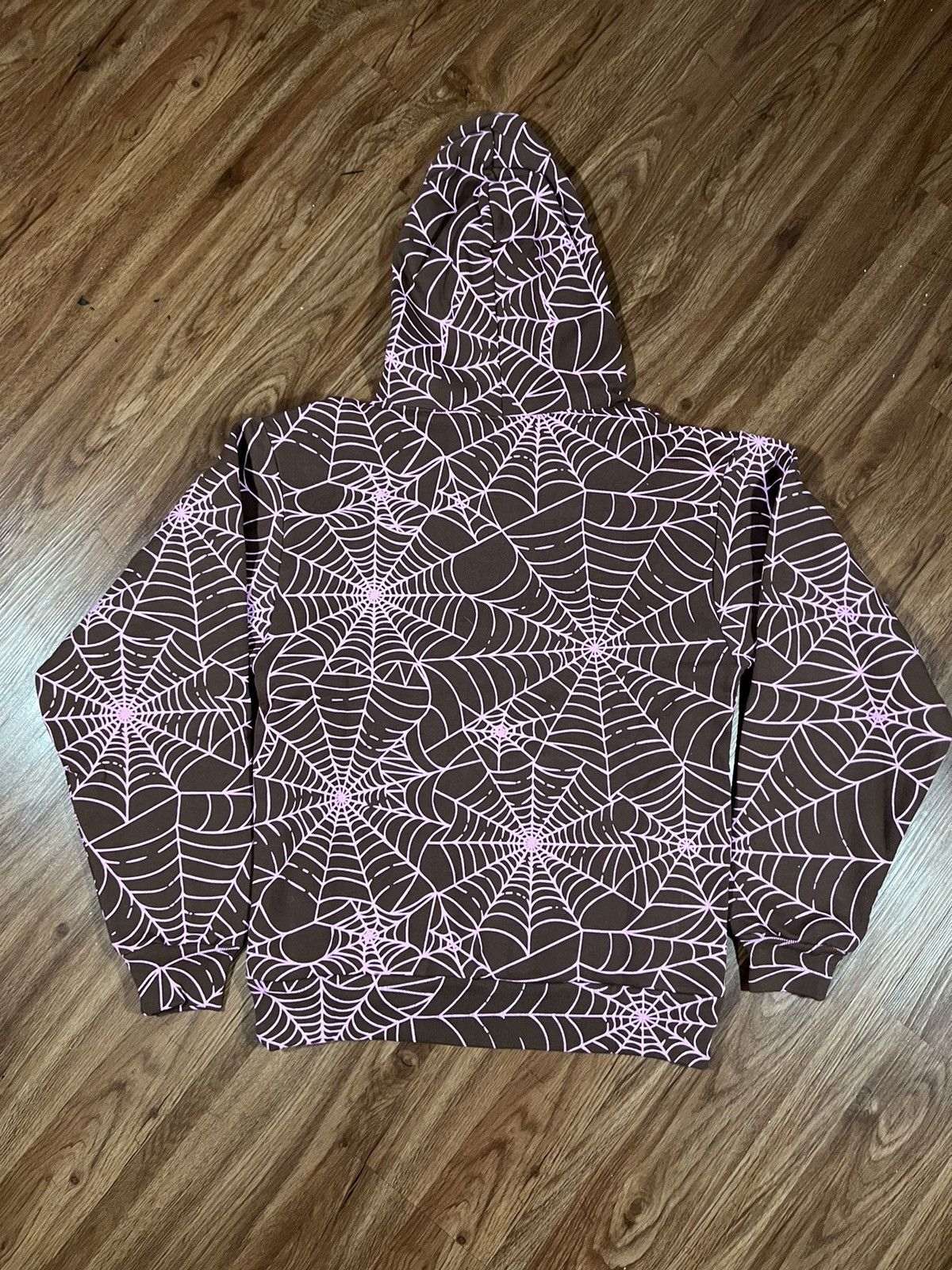 Sp5der Sp5der Worldwide Spider AOP Brown All Over Print Web Hoodie Size US XS / EU 42 / 0 - 2 Thumbnail