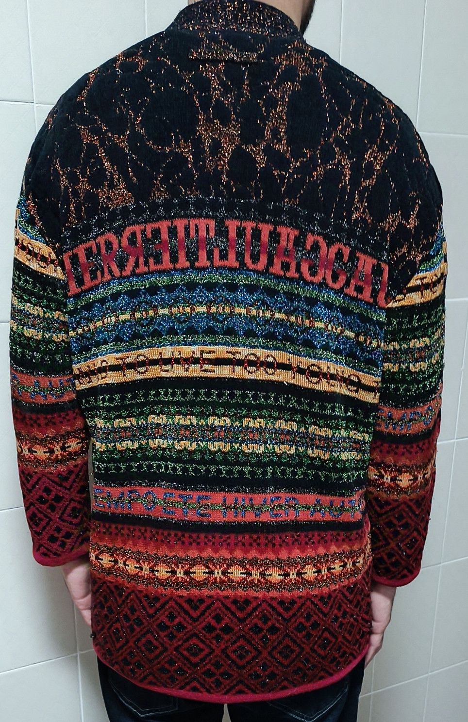 Jean Paul Gaultier Lurex oversize sweater Size US S / EU 44-46 / 1 - 2 Thumbnail