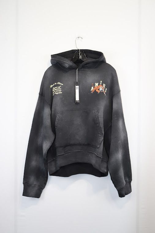 Amiri o1rshd1 Tiger Varsity Hoodie in Black Size US M / EU 48-50 / 2 - 3 Thumbnail