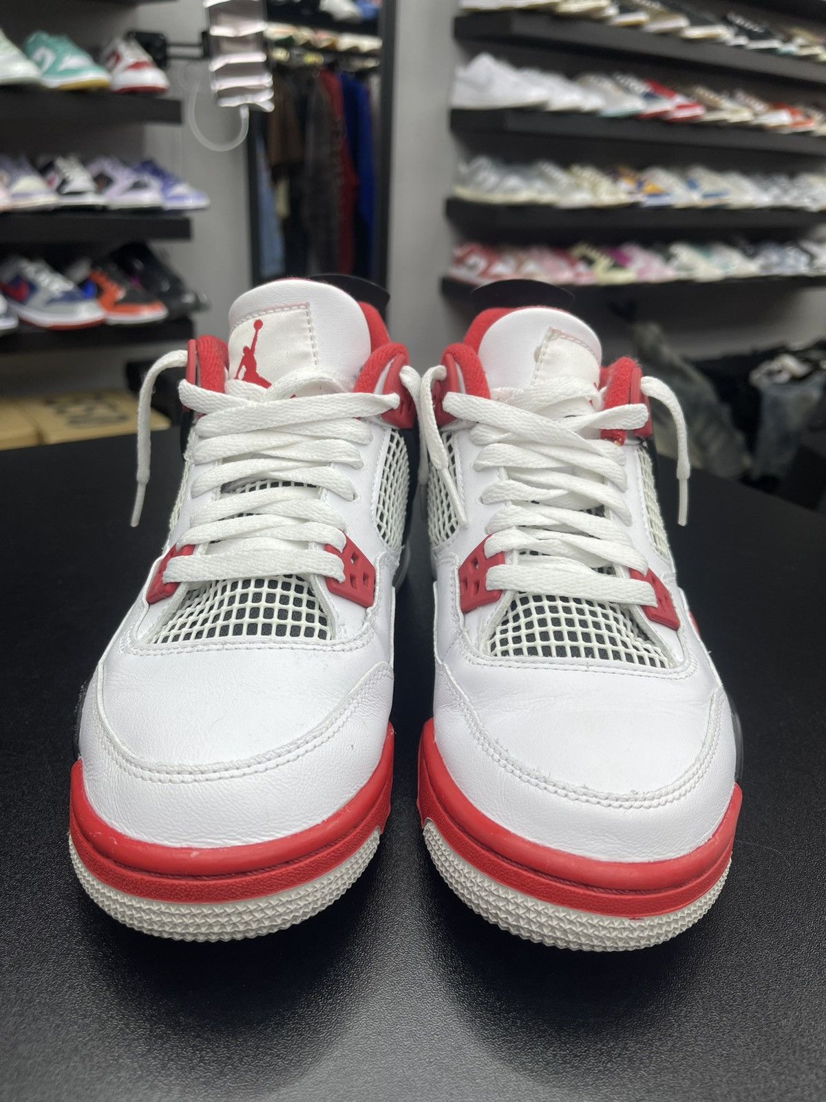 Jordan Brand Size 6y - Jordan 4 Fire Red White/Red Size US 6 / EU 39 - 2 Thumbnail