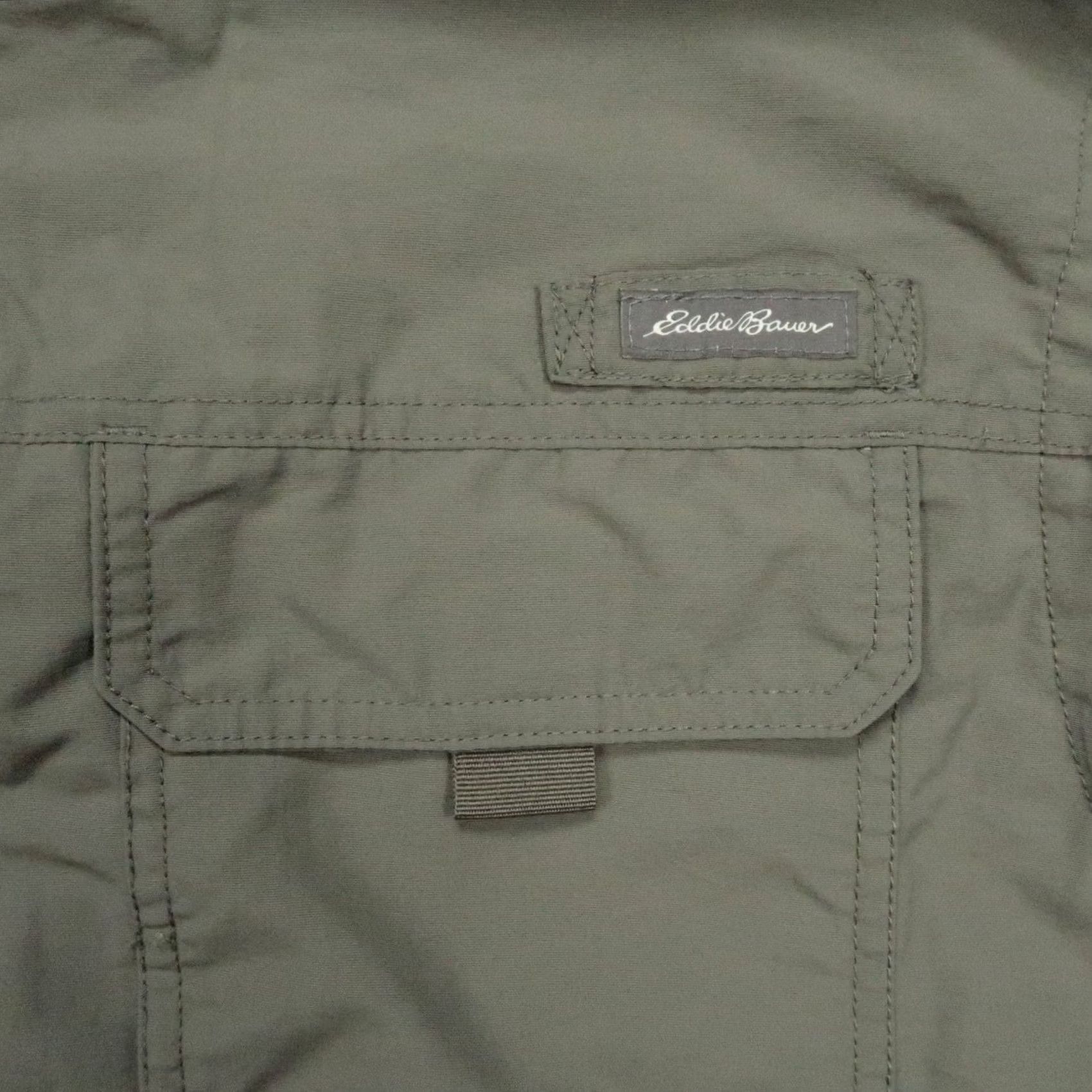 Eddie Bauer VINTAGE Eddie Bauer Vest Mens XL Green Nylon Full Zip Pockets Windbreaker Casual Outdoor Hiking 90s Mens Size US XL / EU 56 / 4 - 4 Thumbnail