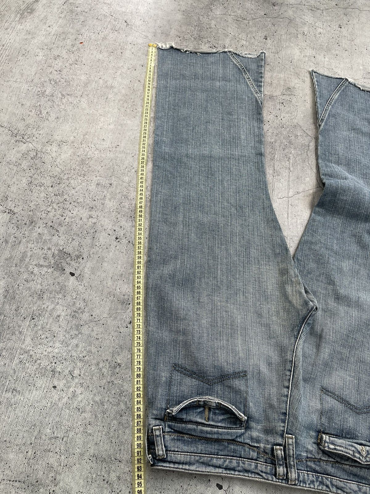 Emporio Armani Vintage Emperio Armani Distressed Denim Jeans Pants Faded Size US 29 - 6 Thumbnail