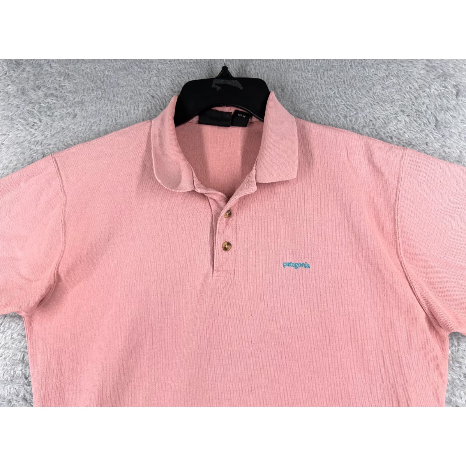 Patagonia VINTAGE Patagonia Polo Shirt Adult Medium Pink Short Sleeve Cotton Knit Shirt Mens Polo Size US M / EU 48-50 / 2 - 4 Thumbnail