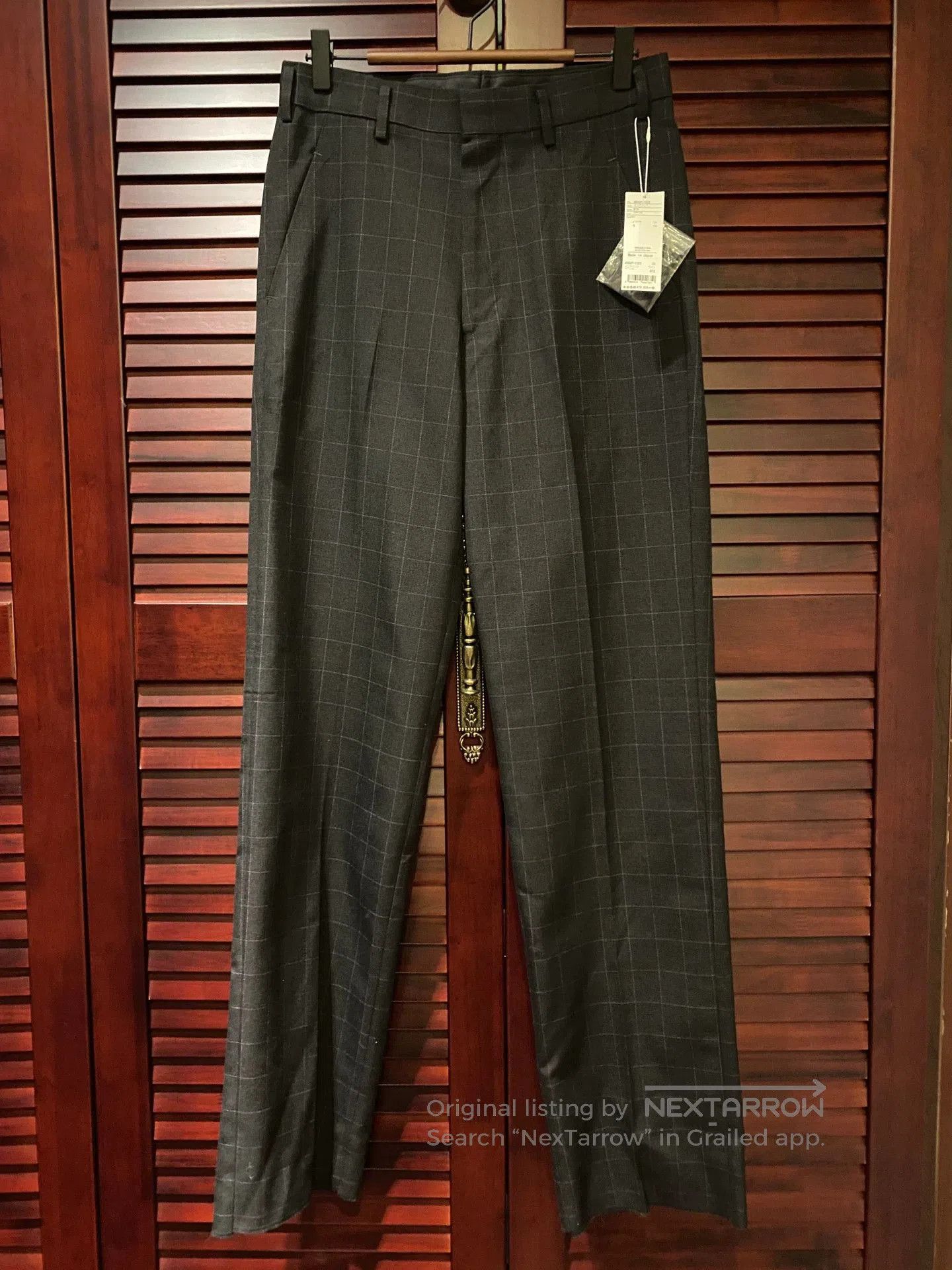 Japanese Brand ARCONOMI Men's Plaid School Pants. Size US 29 - 1 Thumbnail