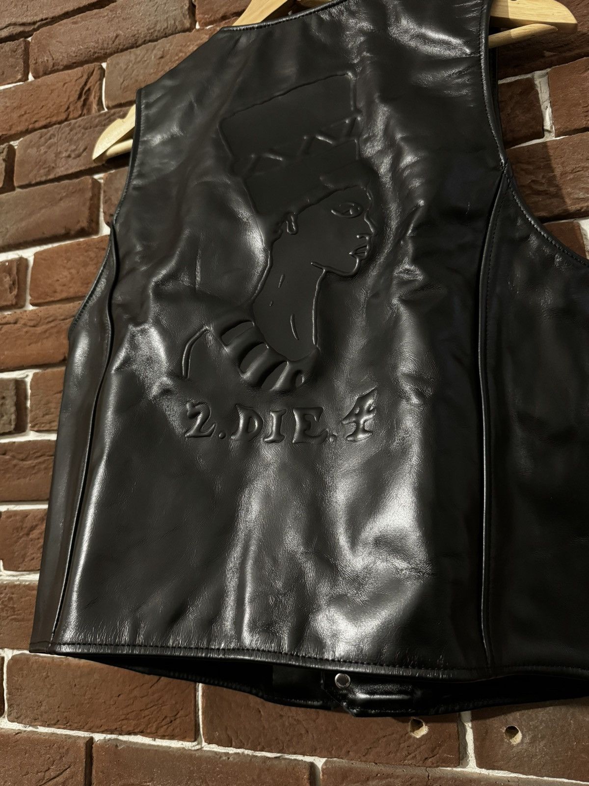 DENIM TEARS Our Legacy x Denim Tears 2Pac Cross Cow Leather Vest Grail S Size US S / EU 44-46 / 1 - 8 Thumbnail