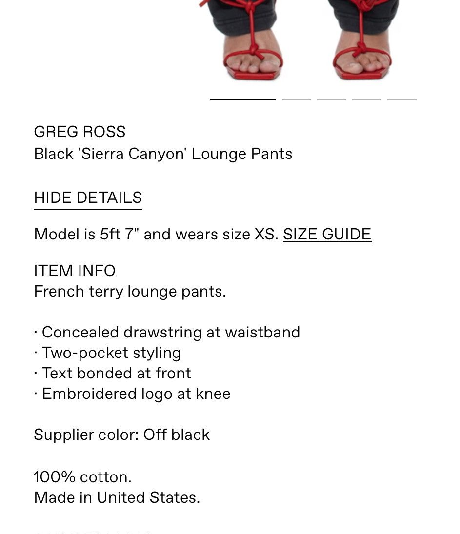 Greg Ross Greg Ross Pants 