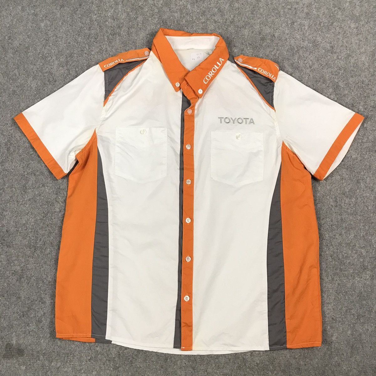 Japanese Brand TOYOTA COROLLA MOTORSPORT BUTTON UP SHIRT Size US L / EU 52-54 / 3 - 2 Thumbnail