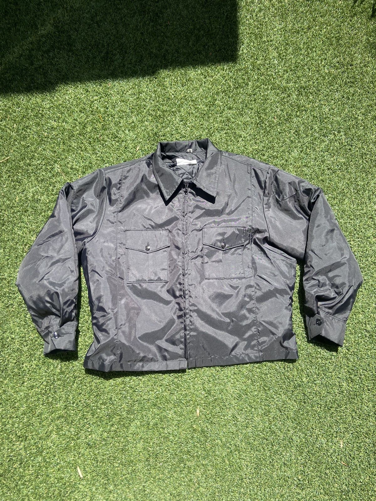 Vintage VTG 90’s Mens Black Flight Jacket Size US L / EU 52-54 / 3 - 1 Thumbnail