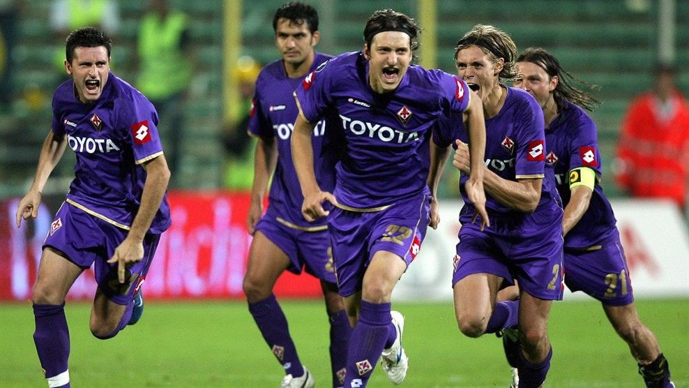 Diadora Fiorentina 2008 2009 Home Long Sleeve Newtag soccer jersey Size US M / EU 48-50 / 2 - 16 Thumbnail
