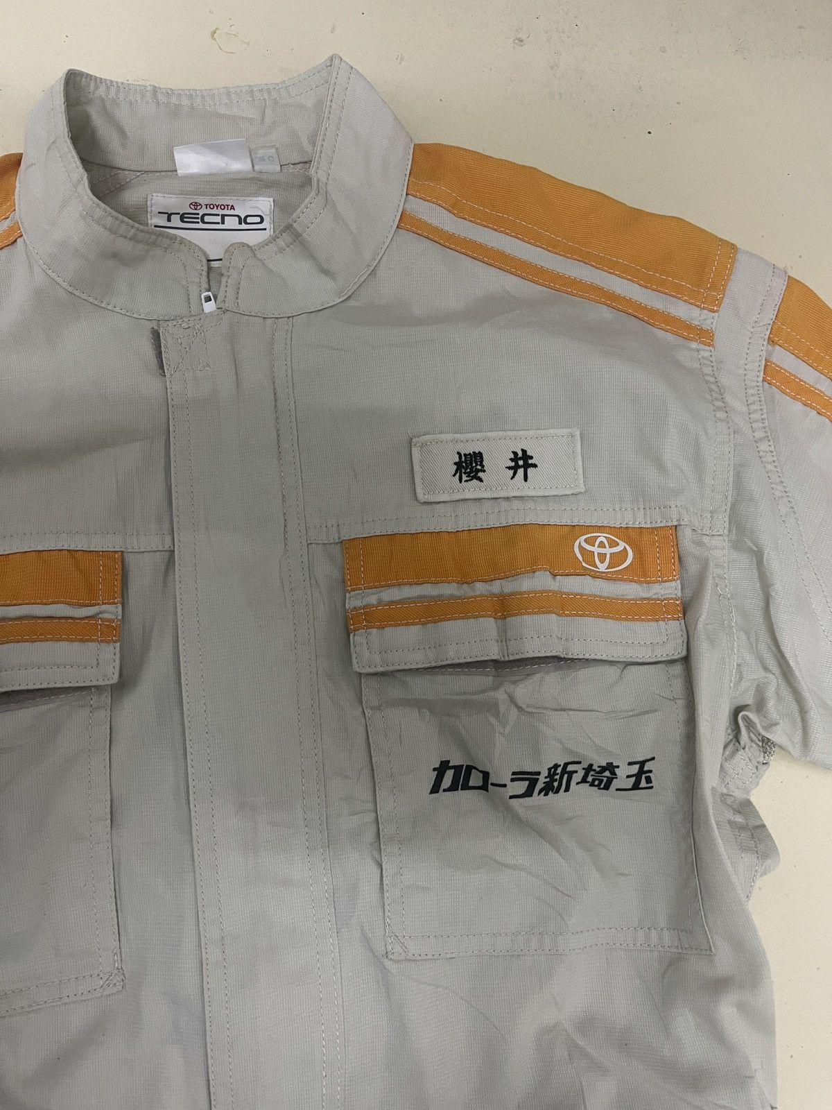 Japanese Brand Overall 90's TOYOTA COROLLA TECNO JAPAN 3 MONKEY Size US 35 - 5 Thumbnail