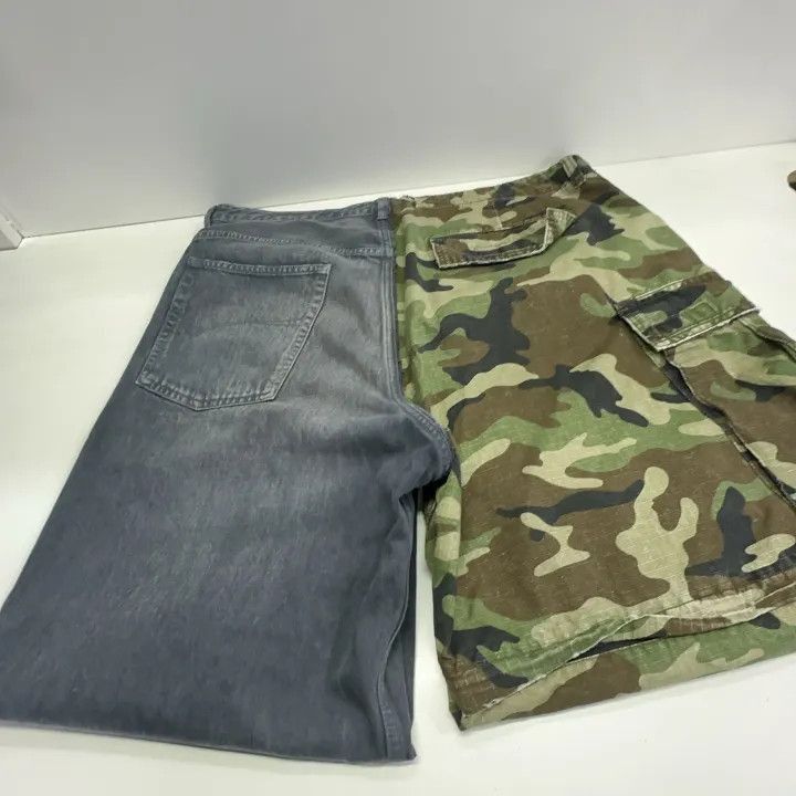 Balenciaga Balenciaga SS24 Vintage Camouflage Denim Pants 0079-2507 Size US 32 / EU 48 - 7 Thumbnail
