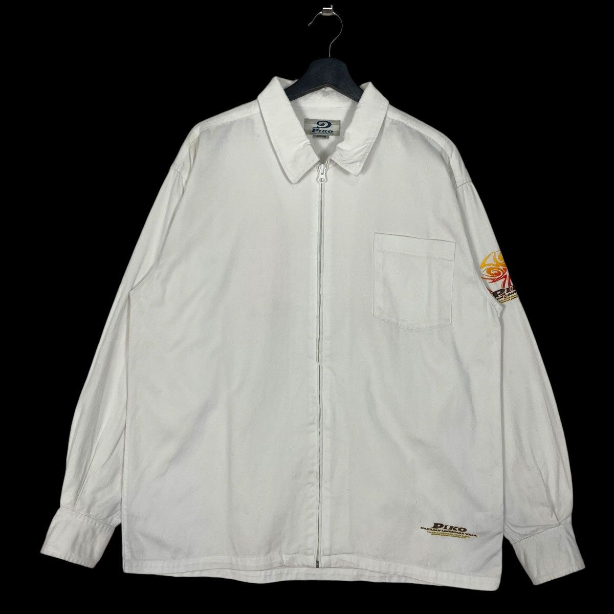 Sun Surf Vintage Piko Denim Jacket Back Big Logo Hawaiian Surf Style Size US M / EU 48-50 / 2 - 2 Thumbnail