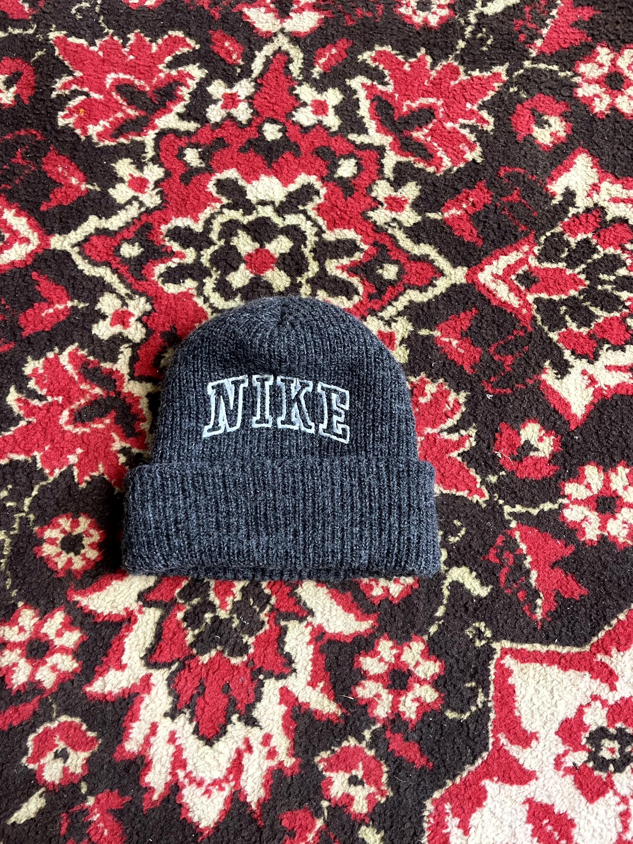 Nike × Vintage NIKE WINTER BIG LOGO VINTAGE HAT Size ONE SIZE - 1 Thumbnail