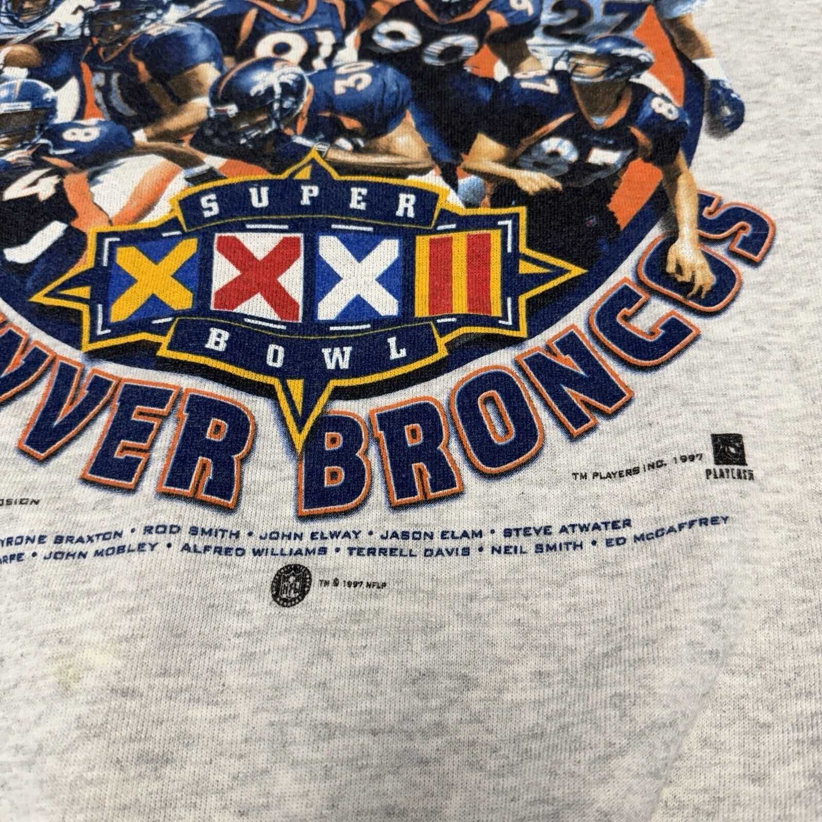 NFL Vintage 90s Denver Broncos Superbowl Champions Sweatshirt L Size US L / EU 52-54 / 3 - 4 Thumbnail