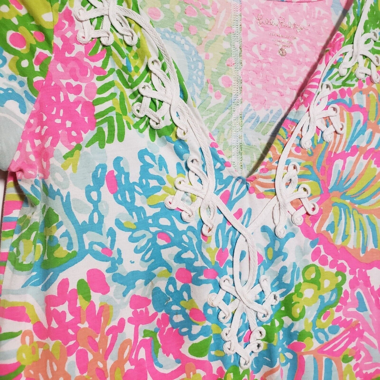 Lilly Pulitzer Lilly Pulitzer More Lovers Coral Brewster Dress Womens XS Size XS / US 0-2 / IT 36-38 - 3 Thumbnail