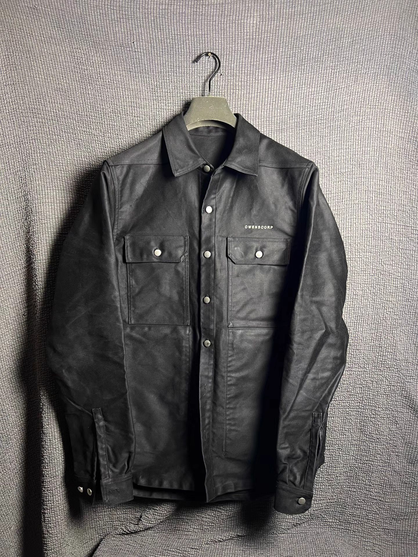 Rick Owens Rick Owens satin heavy cotton work shirt Size US M / EU 48-50 / 2 - 2 Thumbnail