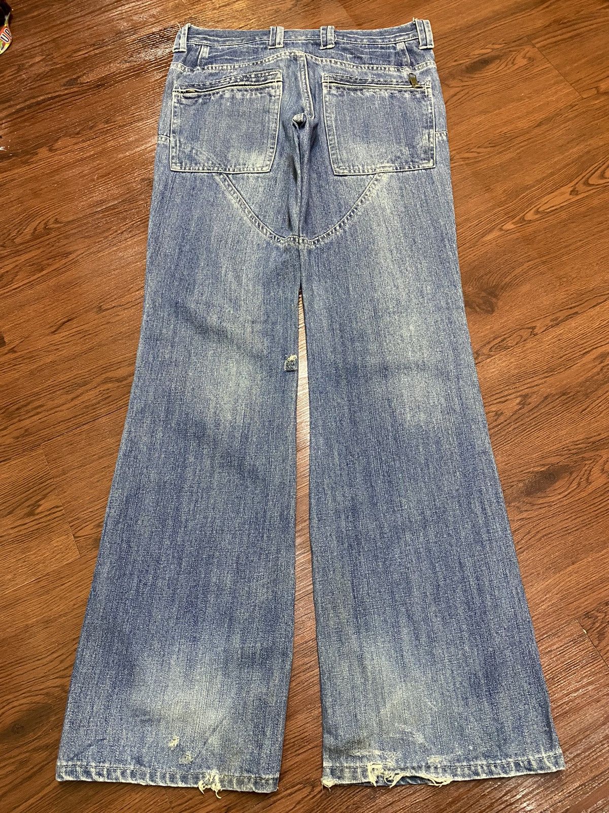 Japanese Brand Vintage Japanese Brand Bush Pants Flare Jeans Size US 31 - 2 Thumbnail