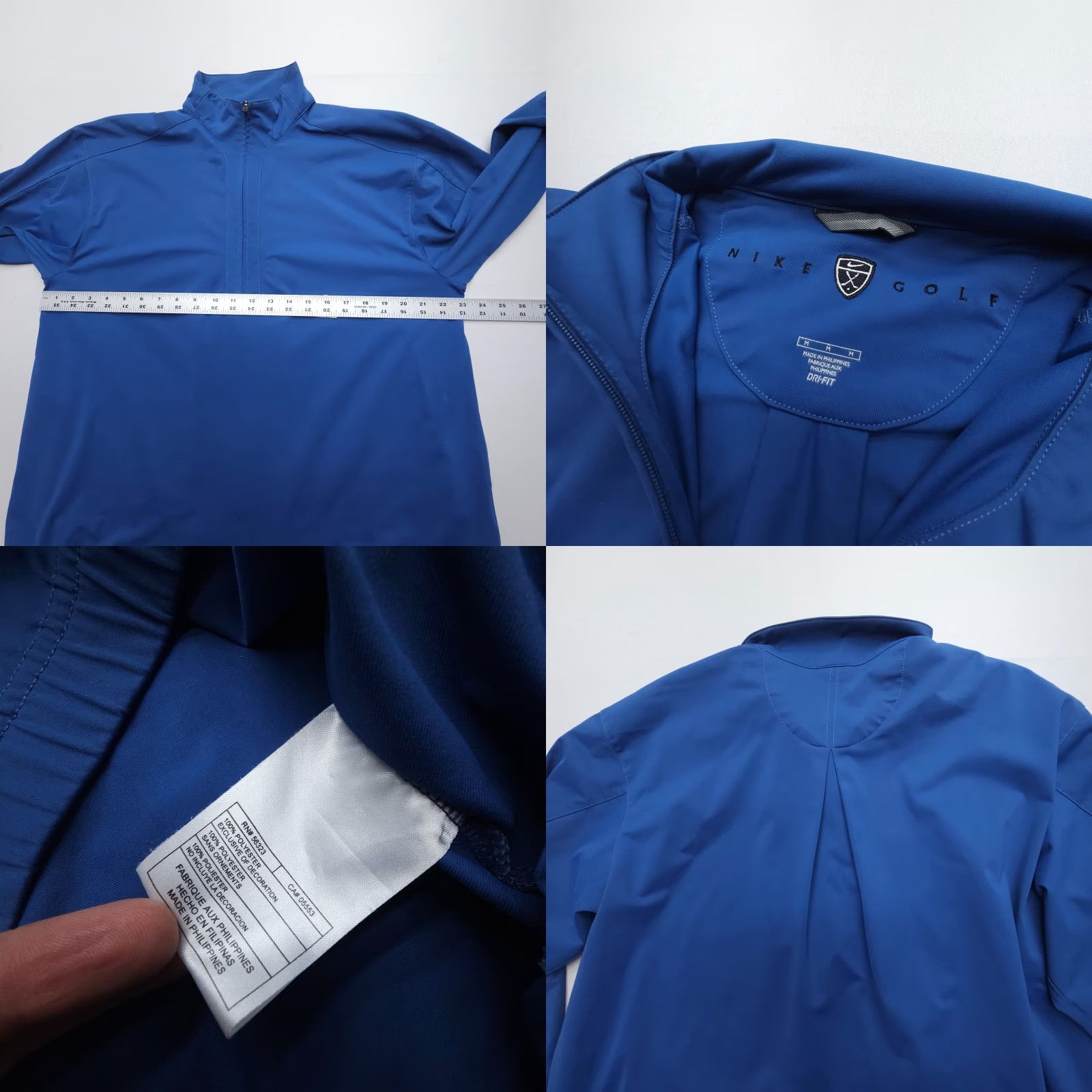 Nike VINTAGE Nike Golf Long Sleeve Half Zip Jacket Mens M Blue Nike Dri-FIT Windbreaker Casual Shirt Sports 2000s Mens Size US M / EU 48-50 / 2 - 8 Thumbnail