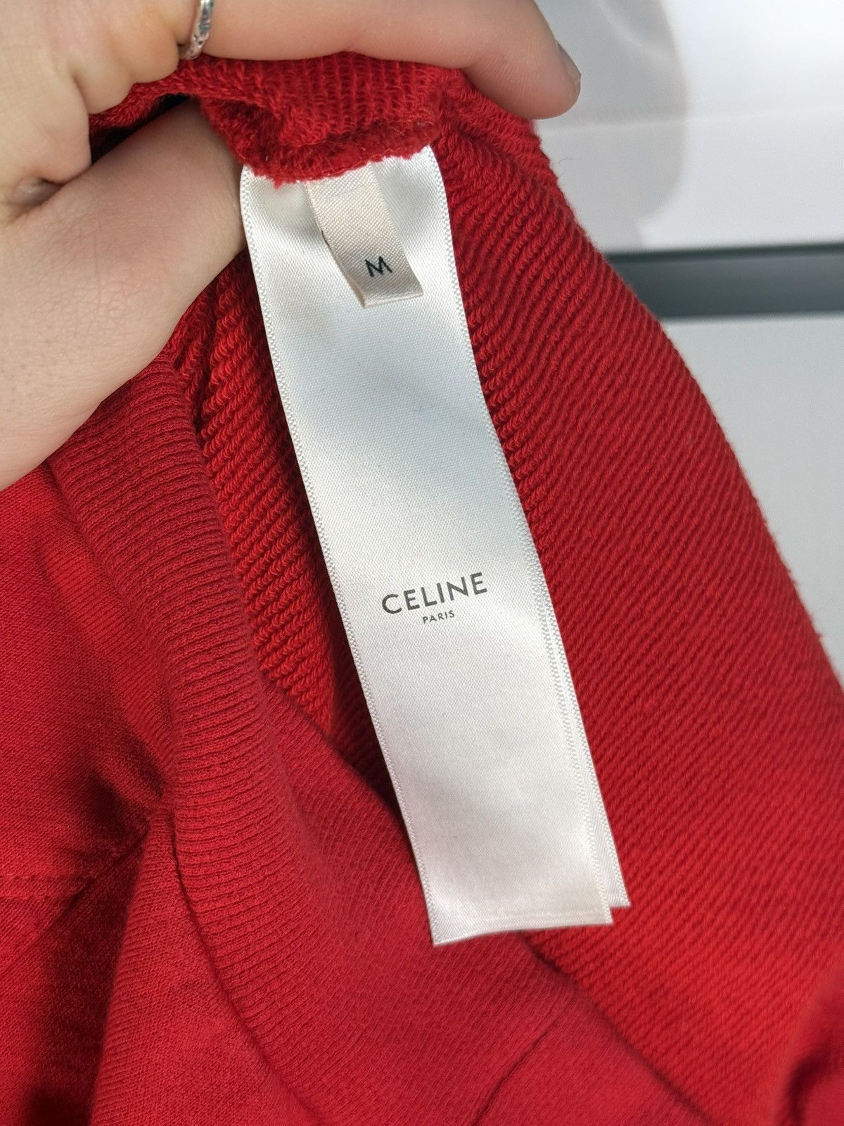Celine ICONIC🍷 FALL/WINTER 2020 CELINE PARIS CASHMERE LOGO HOODIE Size US M / EU 48-50 / 2 - 11 Thumbnail