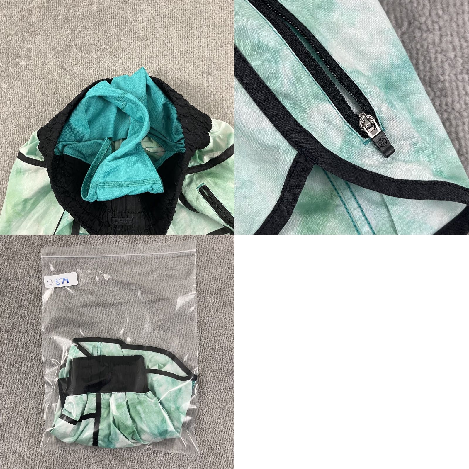 Lululemon Lululemon Tracker II Shorts Womens Size 6 Green Tie Dye 4" Lined Running Short Size 28" / US 6 / IT 42 - 8 Thumbnail