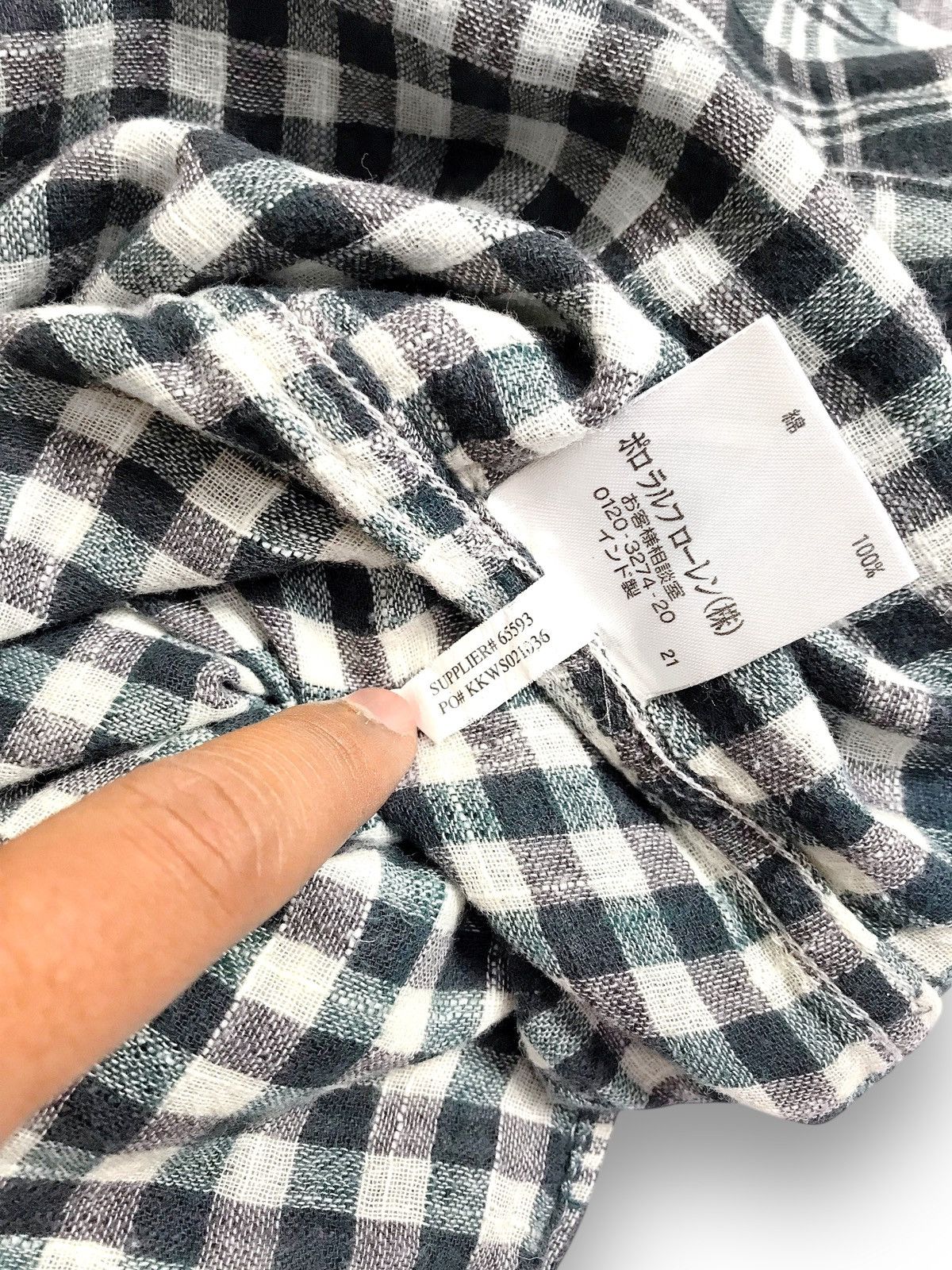 Denim & Supply Ralph Lauren × Ralph Lauren × Vintage Denim & Supply Ralph Lauren Vintage Plaid Flannel Size US L / EU 52-54 / 3 - 9 Thumbnail