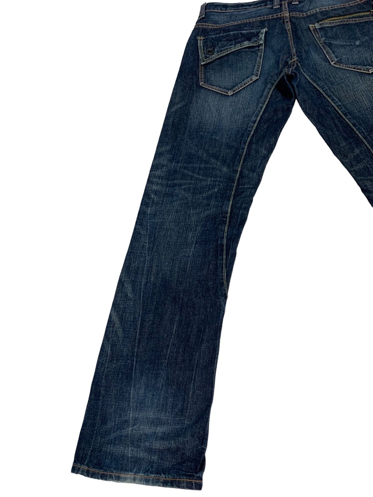 Japanese Brand 🔥Japanese Brand Streetwear UJ Jeans Distressed Jeans Size US 34 / EU 50 - 4 Thumbnail