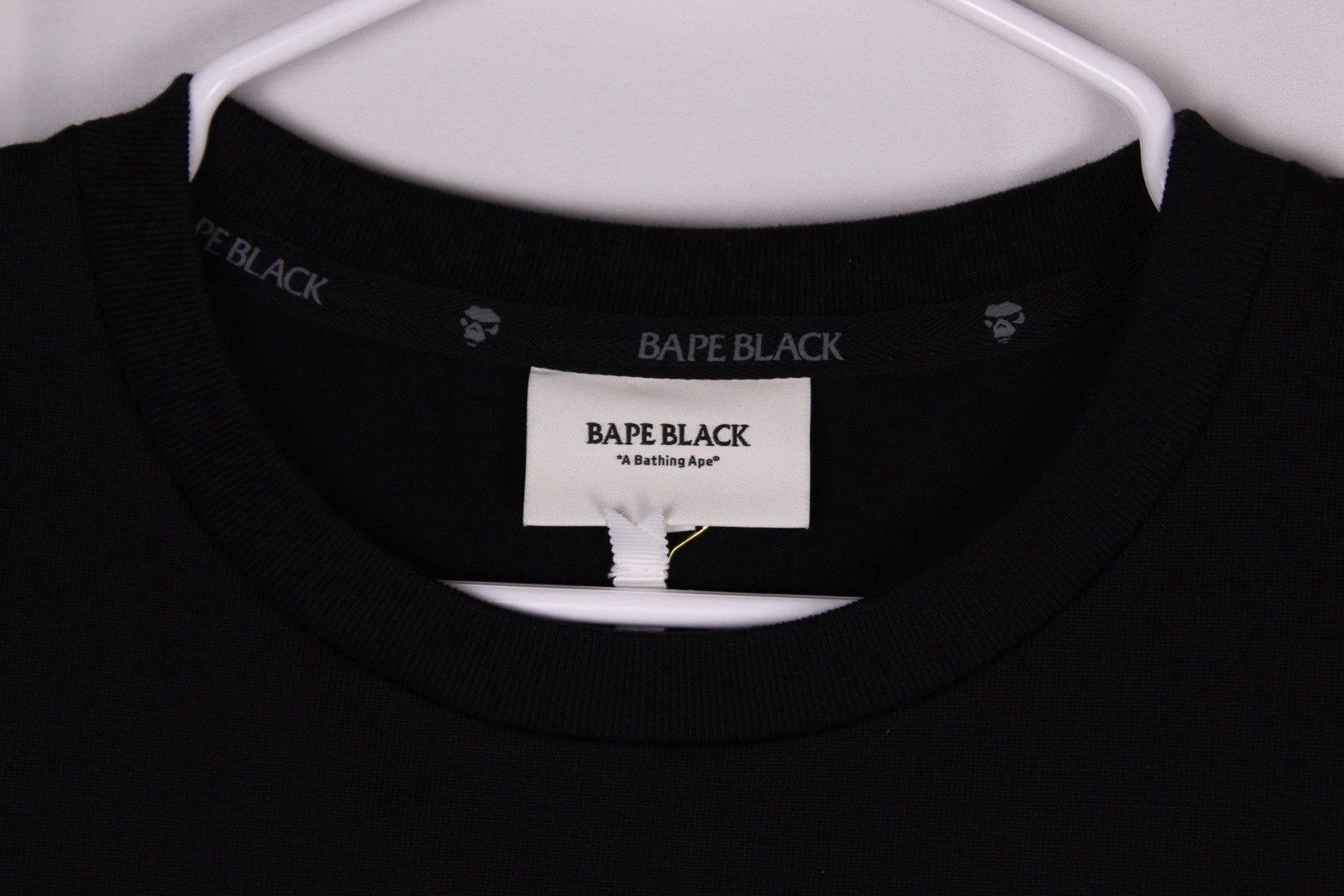 Bape BAPE BLACK Basic Logo tee Size XL – A Bathing Ape Size US XL / EU 56 / 4 - 4 Thumbnail