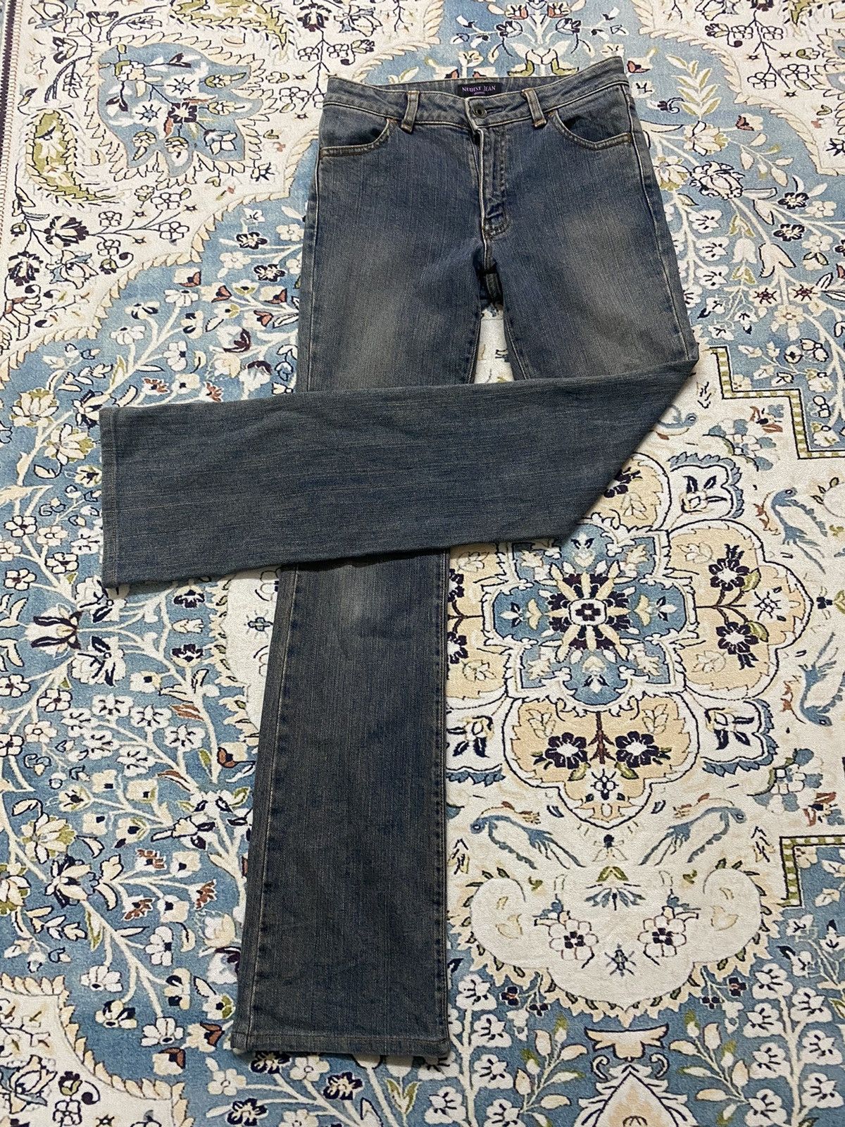 Japanese Brand × Vintage 🔥 Flared Jeans X Brappers X Nudist Jean Size 28" / US 6 / IT 42 - 2 Thumbnail