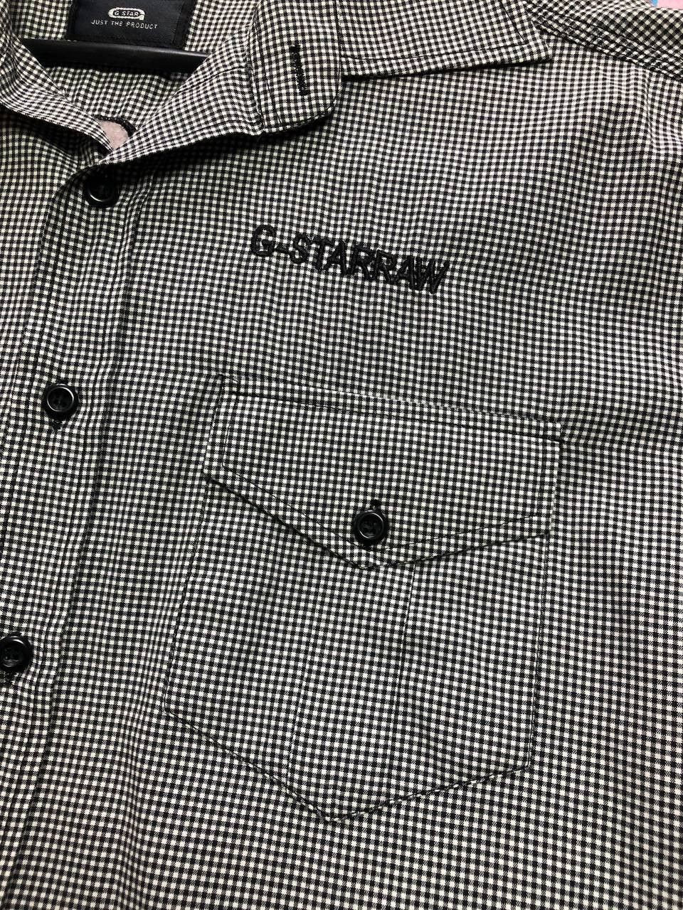 G-Star × Vintage RARE G-Star Raw Vintage Y2K Big Logo Button Up Shirt Size US M / EU 48-50 / 2 - 9 Thumbnail