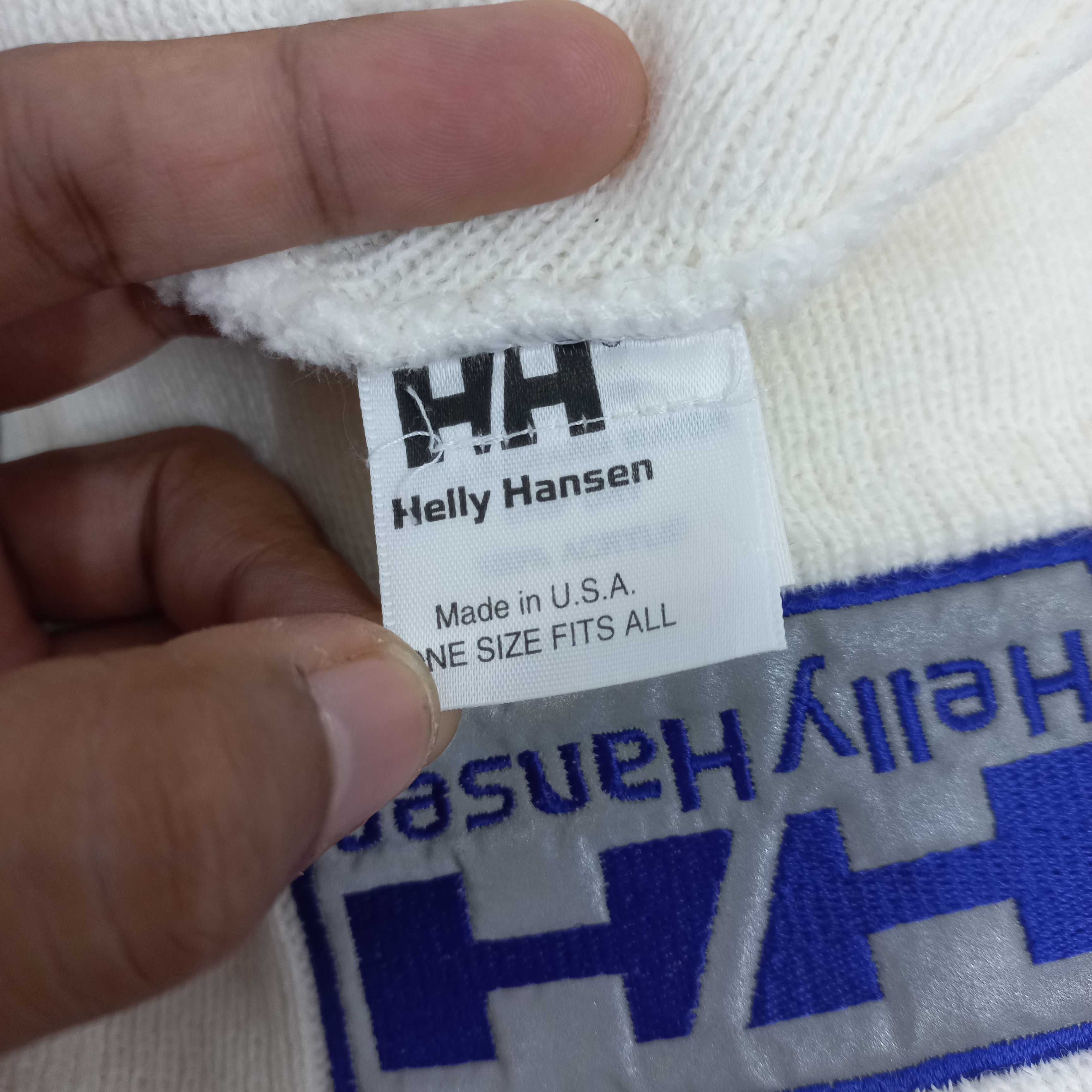Helly Hansen 🏔️ Vintage helly hansen big patch made in usa beanie hat Size ONE SIZE - 3 Thumbnail