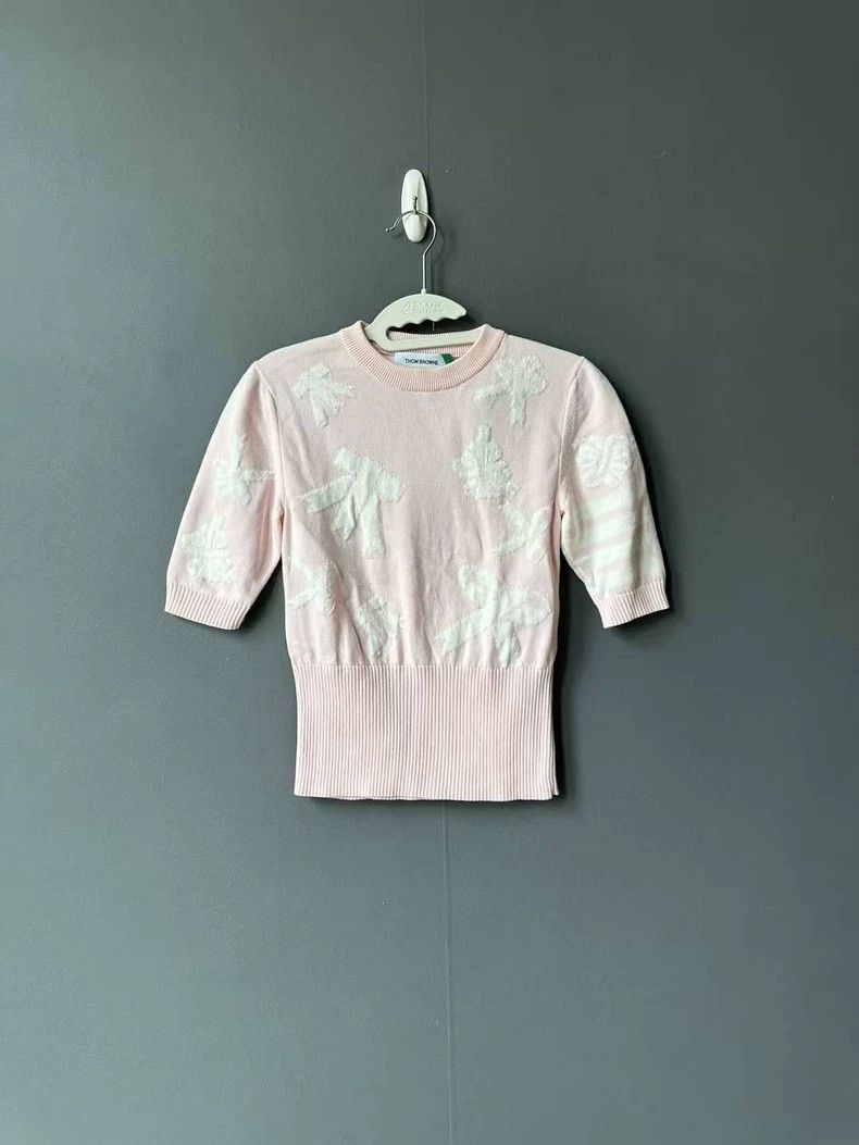 Thom Browne Thom Browne Butterfly knot knit short sleeves Size XS / US 0-2 / IT 36-38 - 1 Thumbnail